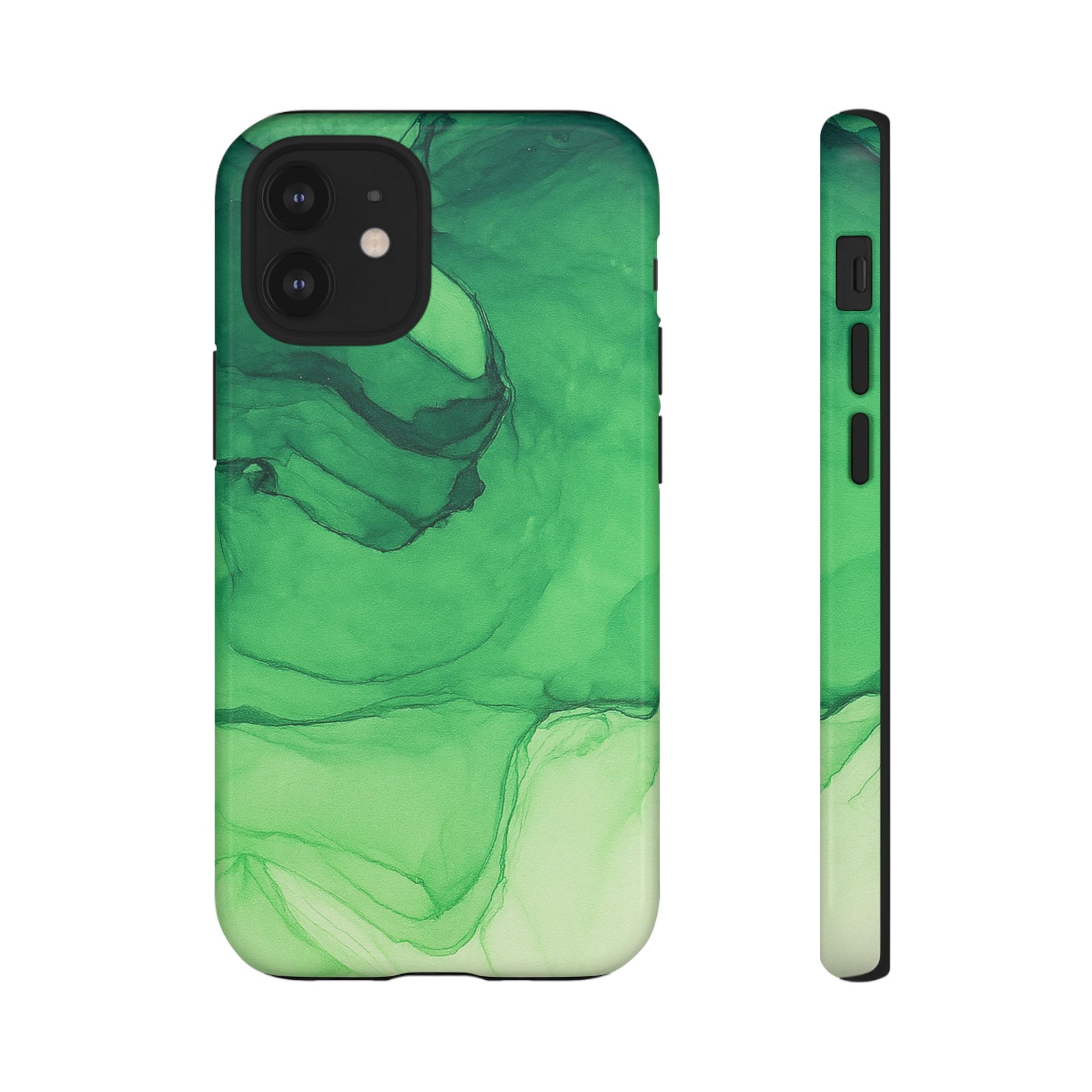 Stylish Phone Case for Nature Lovers, Tough Cases, Green Marble Design, Organic Aesthetic, Unique Gift, Eco-friendly Accessories