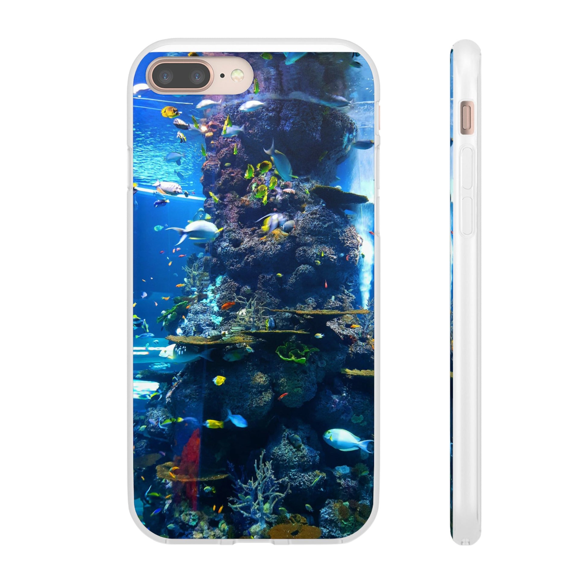 Underwater Paradise Phone Case, Flexible Mobile Cover, Ocean Lover Gift, Marine Life, Beach Decor, Sea Life Accessories - FORMO