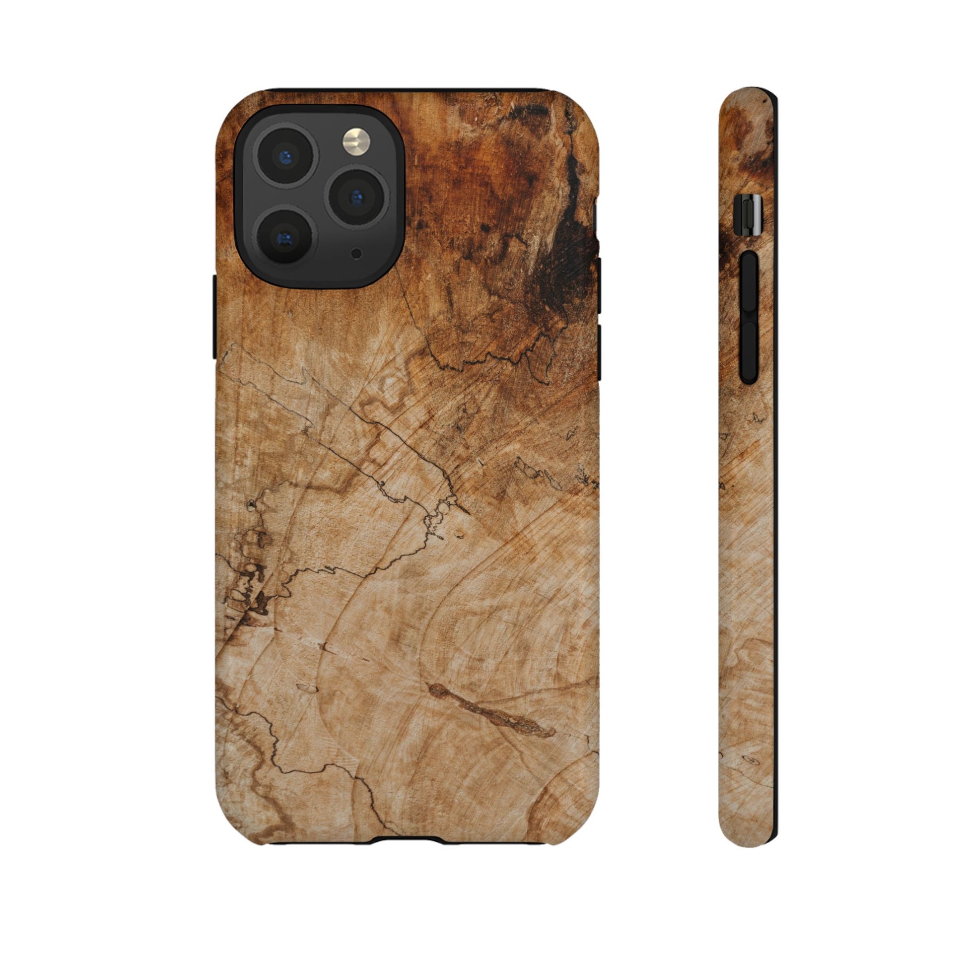 Woodland-Inspired Phone Case | Tough Cases, Natural Wood Grain Cover, Rustic Tech Accessory, Nature Lover Gift, Eco-Friendly - FORMO
