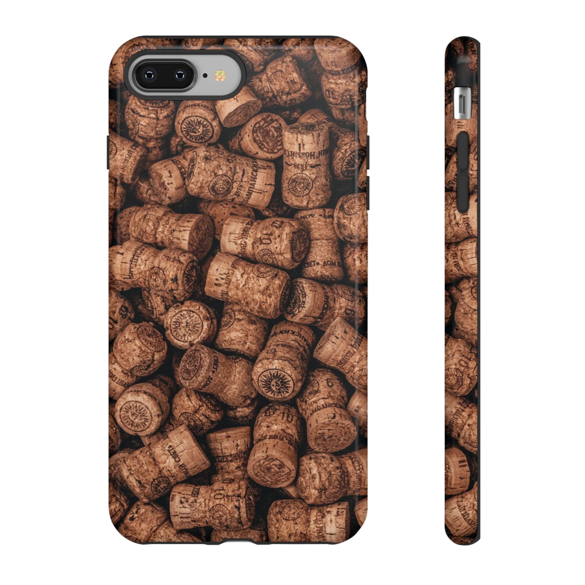Cork Pattern Phone Case - Eco-Friendly, Vintage Style, Rustic Gifts for Wine Lovers, Housewarming, Birthday, Unique Gift - FORMO