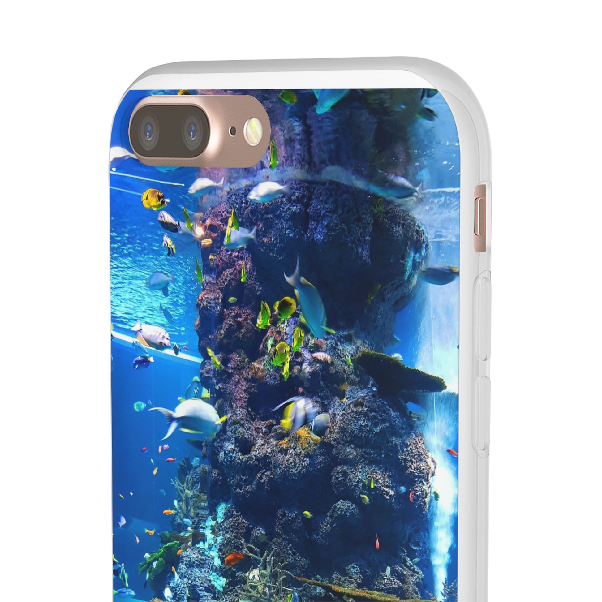 Underwater Paradise Phone Case, Flexible Mobile Cover, Ocean Lover Gift, Marine Life, Beach Decor, Sea Life Accessories - FORMO