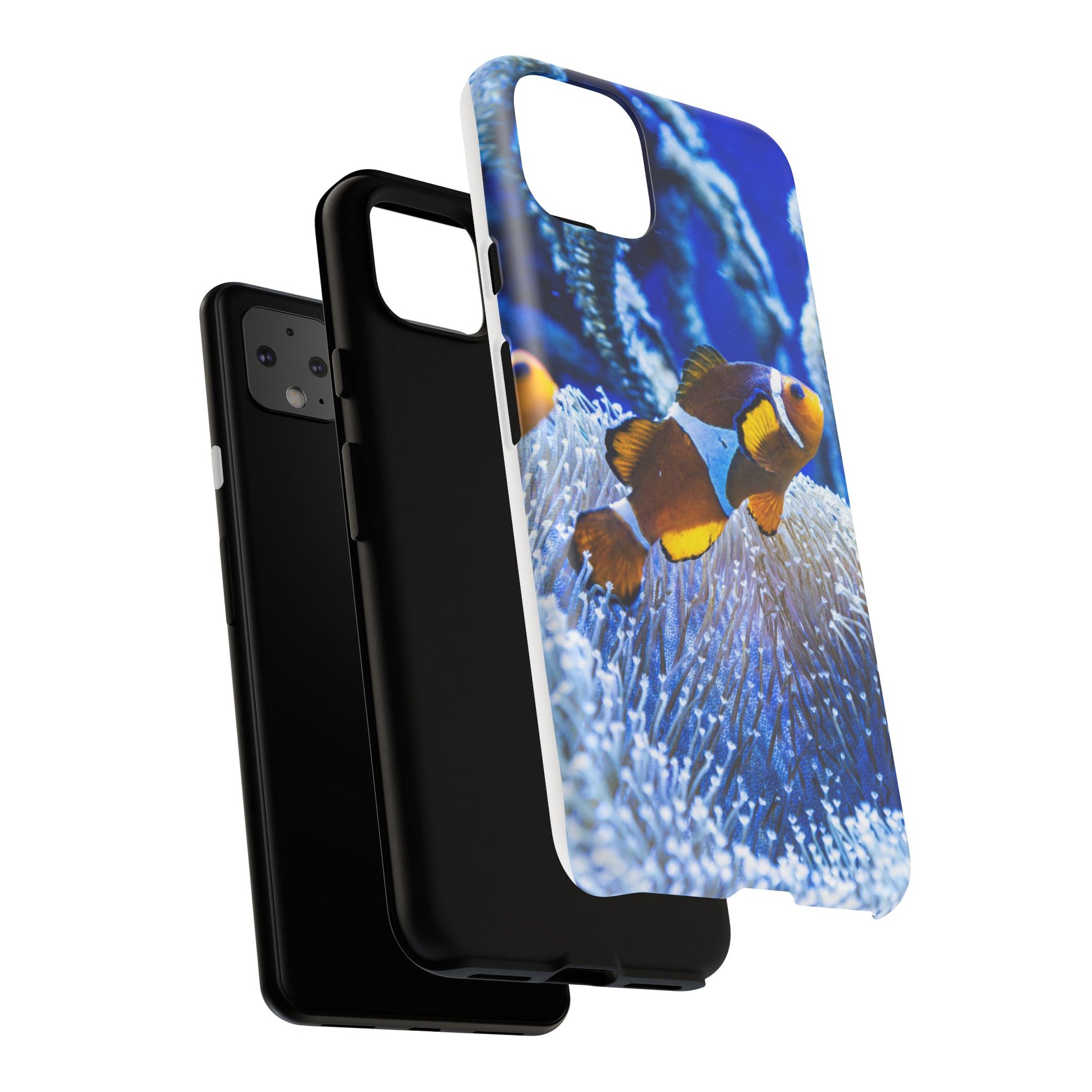 Colorful Marine Life Phone Case, Fish Case, Ocean Lover Gift, Underwater Art, Unique Phone Cover, Tough Phone Protector - FORMO