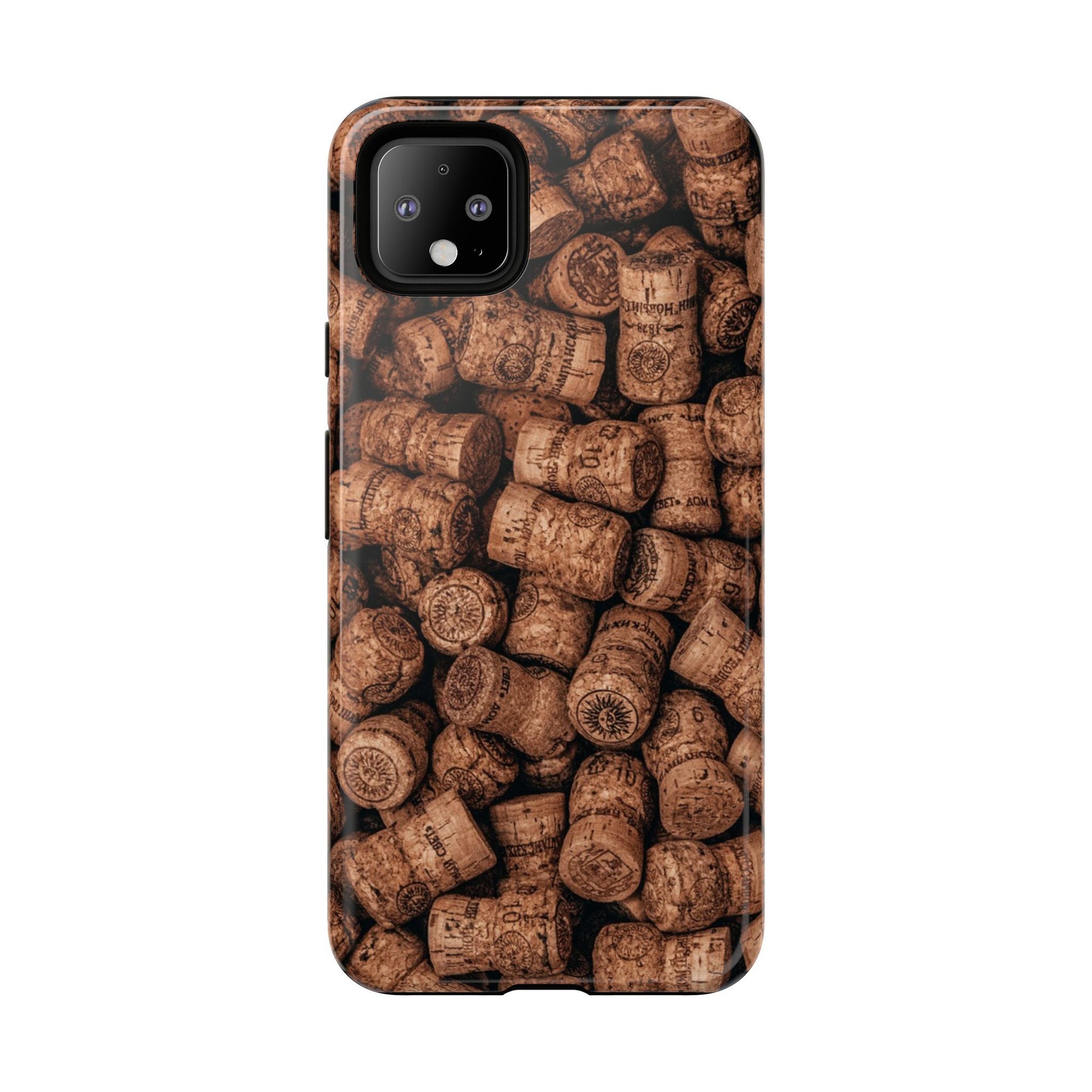Cork Pattern Phone Case - Eco-Friendly, Vintage Style, Rustic Gifts for Wine Lovers, Housewarming, Birthday, Unique Gift - FORMO