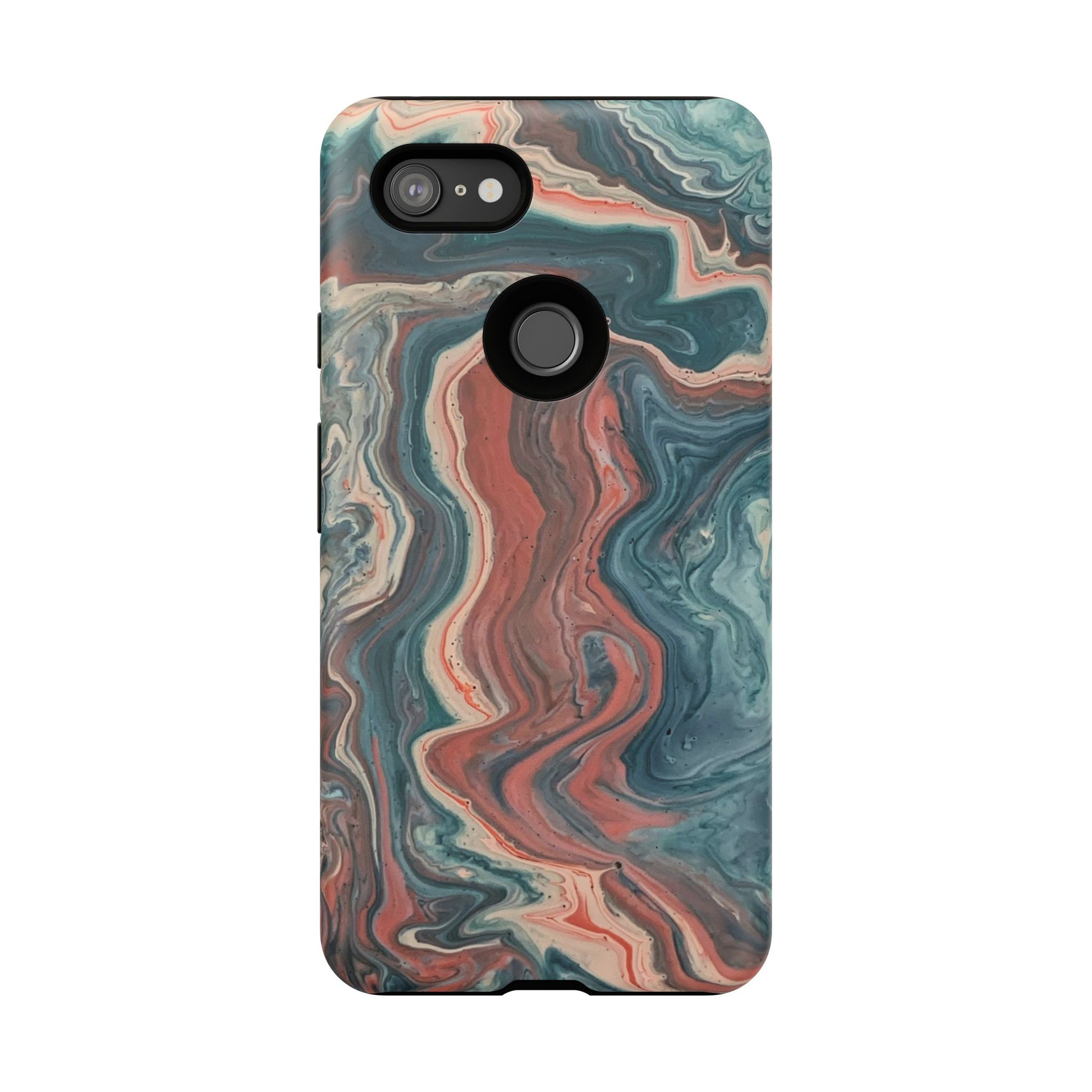 Artistic Phone Case, Tough Cases for Stylish Protection, Marble Design, Trendy Gift for Phone Lovers, Unique Cell Phone Accessory - FORMO