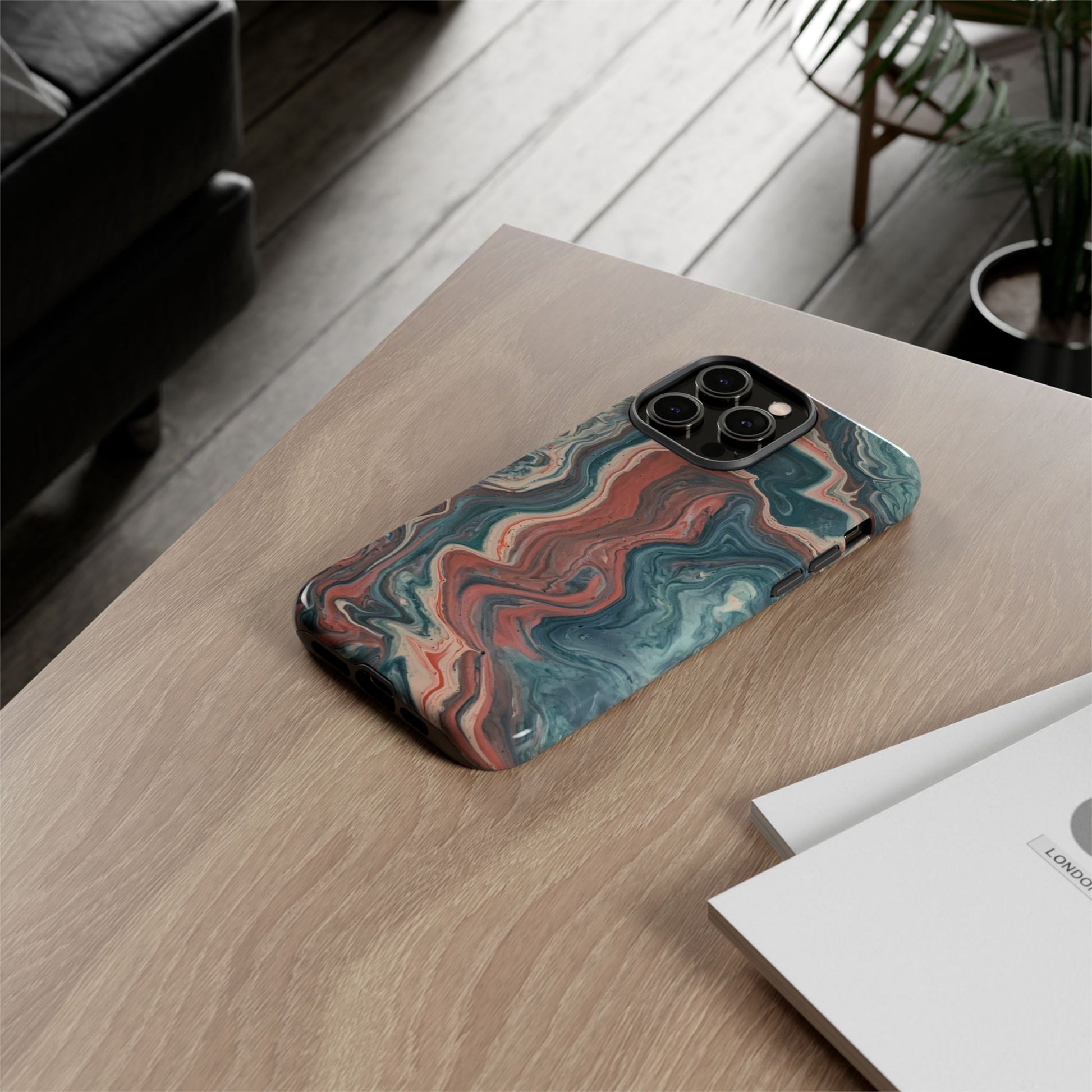 Artistic Phone Case, Tough Cases for Stylish Protection, Marble Design, Trendy Gift for Phone Lovers, Unique Cell Phone Accessory - FORMO