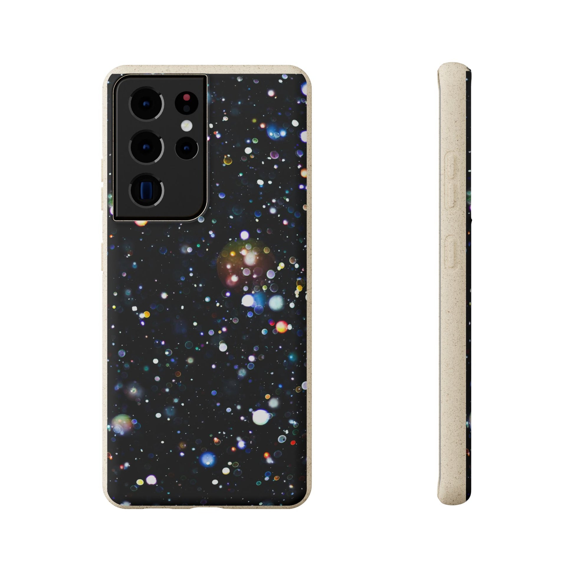 Eco-Friendly Phone Cases, Galaxy Print Biodegradable Cases, Sustainable Phone Accessories, Green Gifts for Her, Space Lover Gift - FORMO