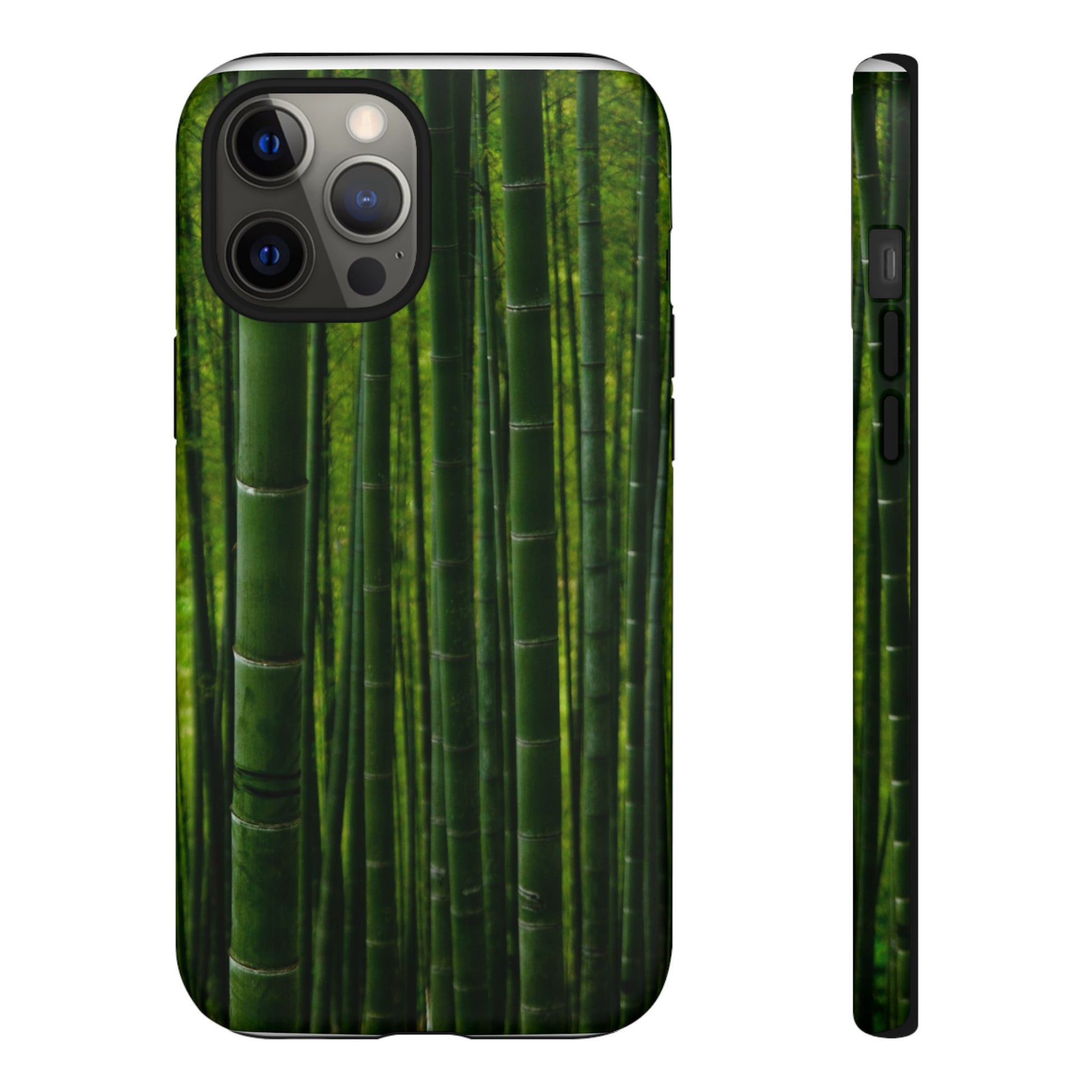 Bamboo Phone Case - Tough Cases, Nature Lover Gift, Eco-Friendly Phone Accessory, Greenery Design, Unique Smartphone Cover - FORMO