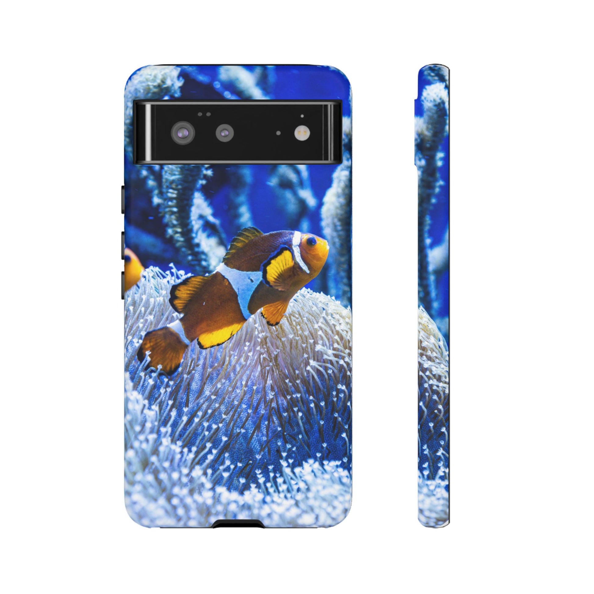 Colorful Marine Life Phone Case, Fish Case, Ocean Lover Gift, Underwater Art, Unique Phone Cover, Tough Phone Protector - FORMO
