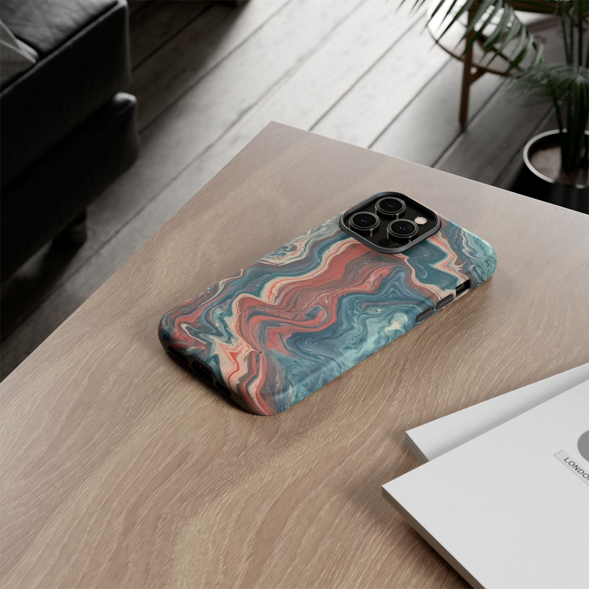 Artistic Phone Case, Tough Cases for Stylish Protection, Marble Design, Trendy Gift for Phone Lovers, Unique Cell Phone Accessory - FORMO