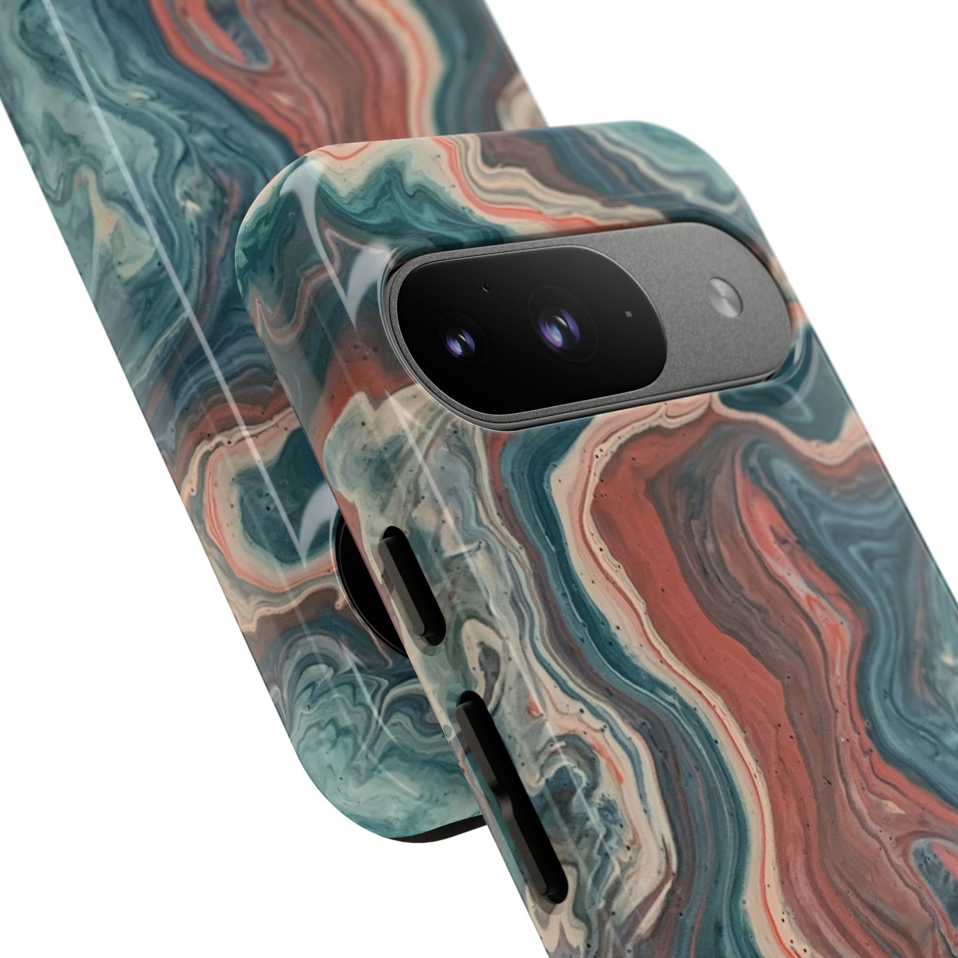 Artistic Phone Case, Tough Cases for Stylish Protection, Marble Design, Trendy Gift for Phone Lovers, Unique Cell Phone Accessory - FORMO