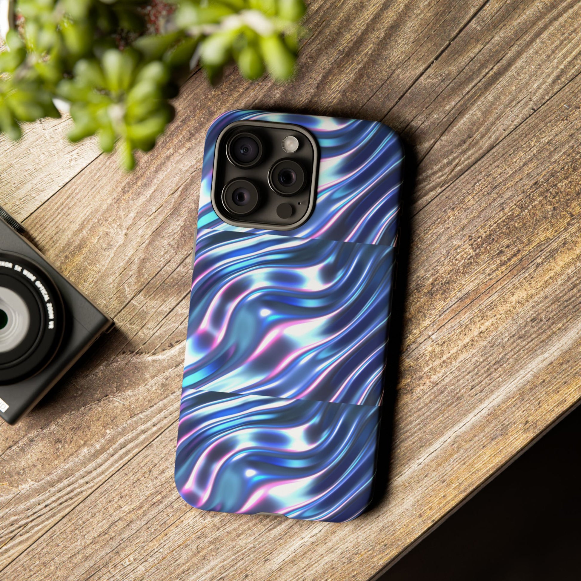 Iridescent Glossy Tough Phone Case (iPhone, Samsung & Google Pixel Compatible) - FORMO