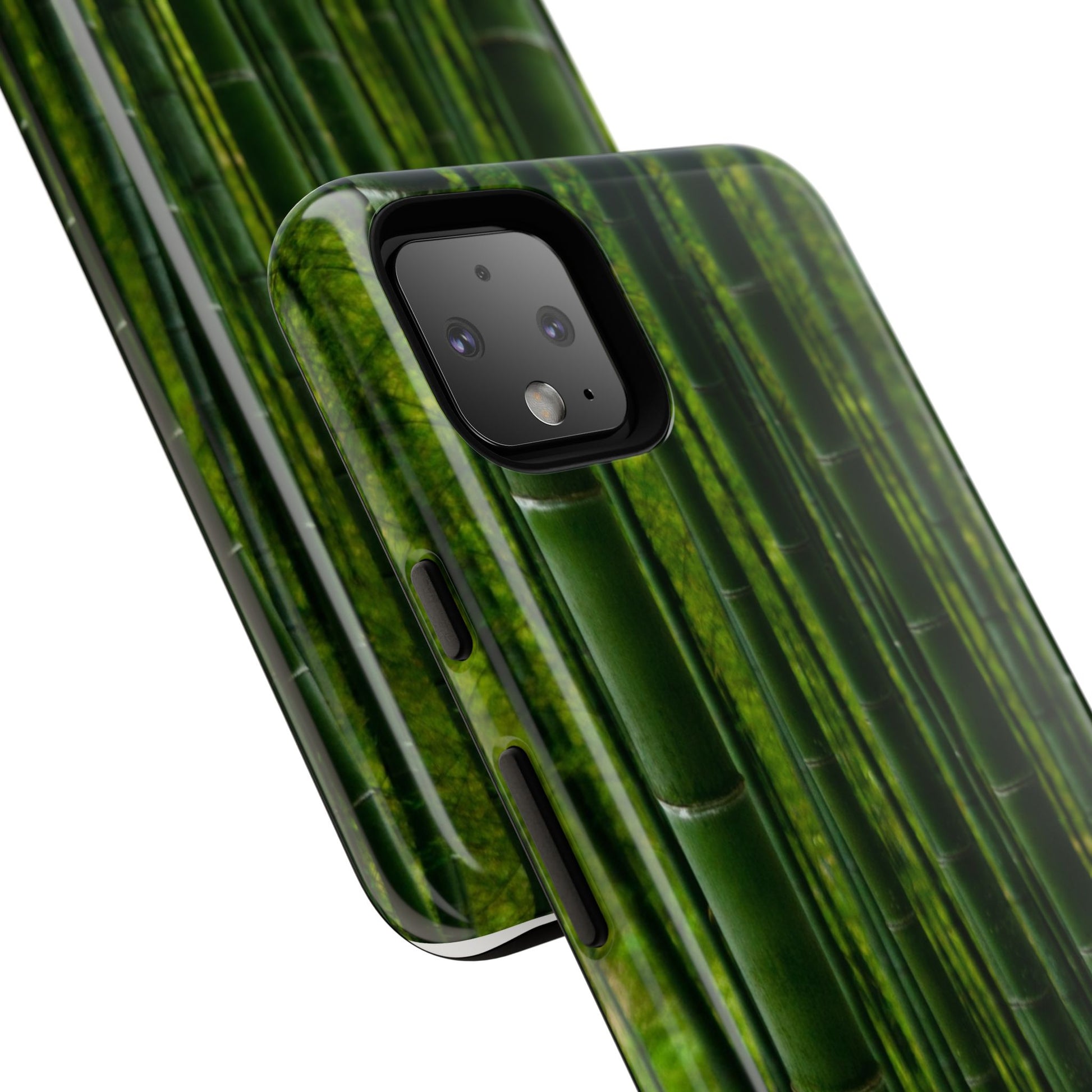 Bamboo Phone Case - Tough Cases, Nature Lover Gift, Eco-Friendly Phone Accessory, Greenery Design, Unique Smartphone Cover - FORMO