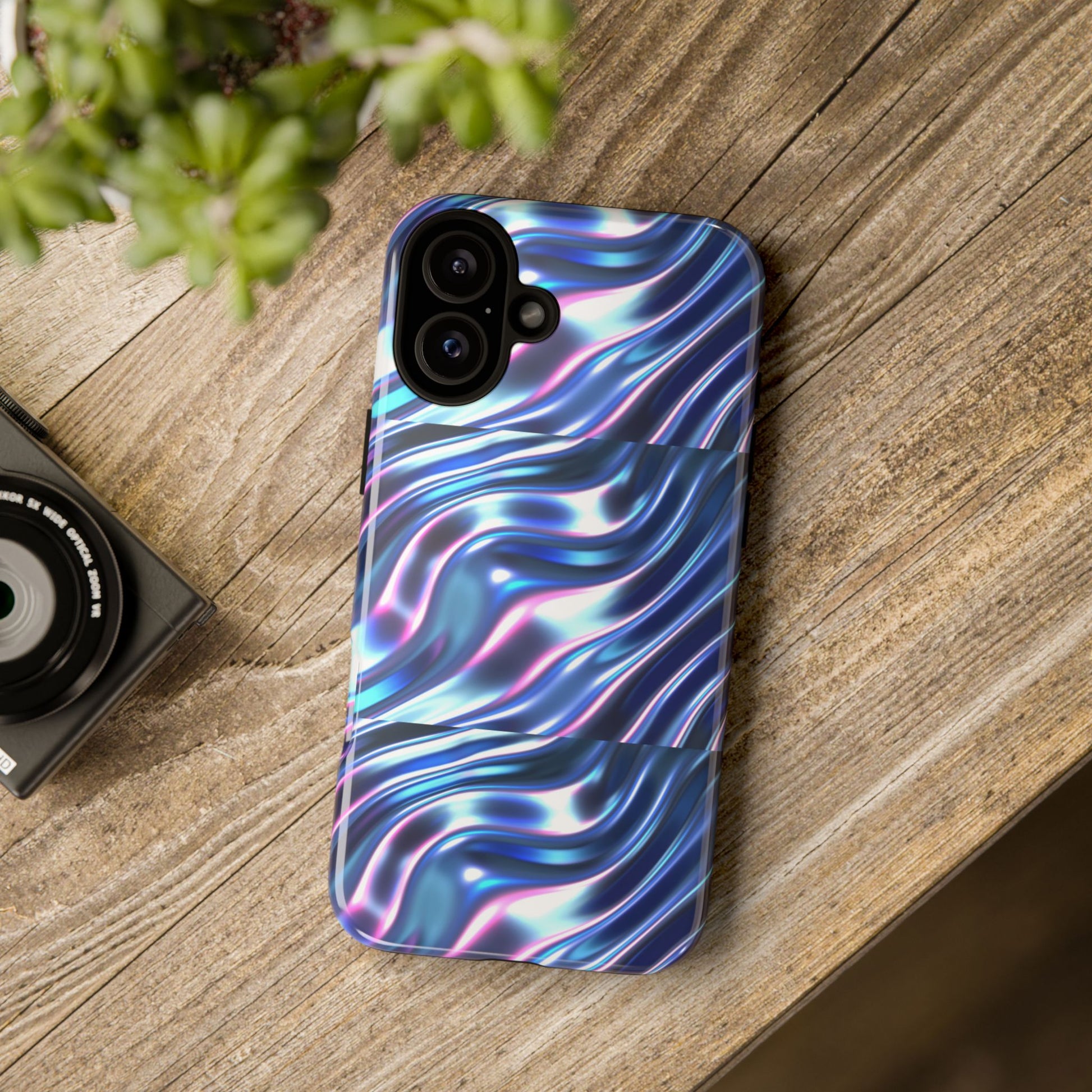 Iridescent Glossy Tough Phone Case (iPhone, Samsung & Google Pixel Compatible) - FORMO