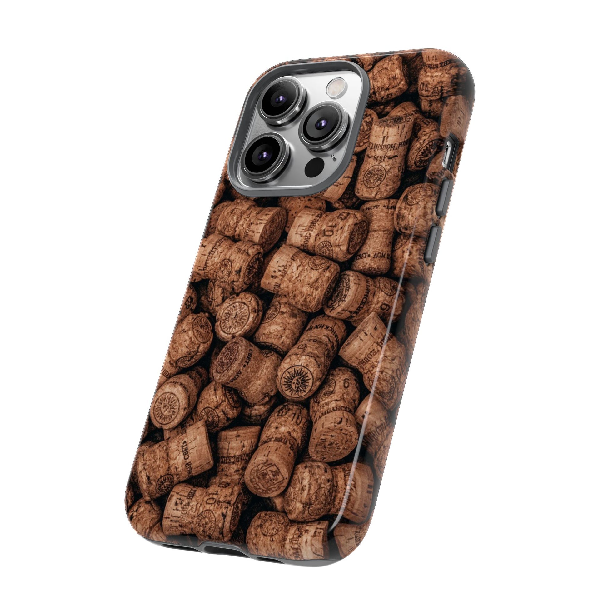 Cork Pattern Phone Case - Eco-Friendly, Vintage Style, Rustic Gifts for Wine Lovers, Housewarming, Birthday, Unique Gift - FORMO