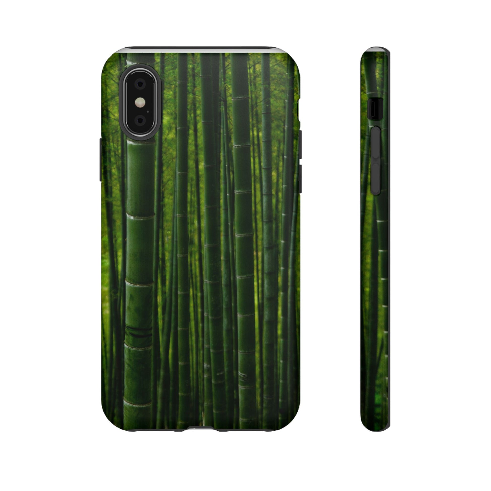 Bamboo Phone Case - Tough Cases, Nature Lover Gift, Eco-Friendly Phone Accessory, Greenery Design, Unique Smartphone Cover - FORMO