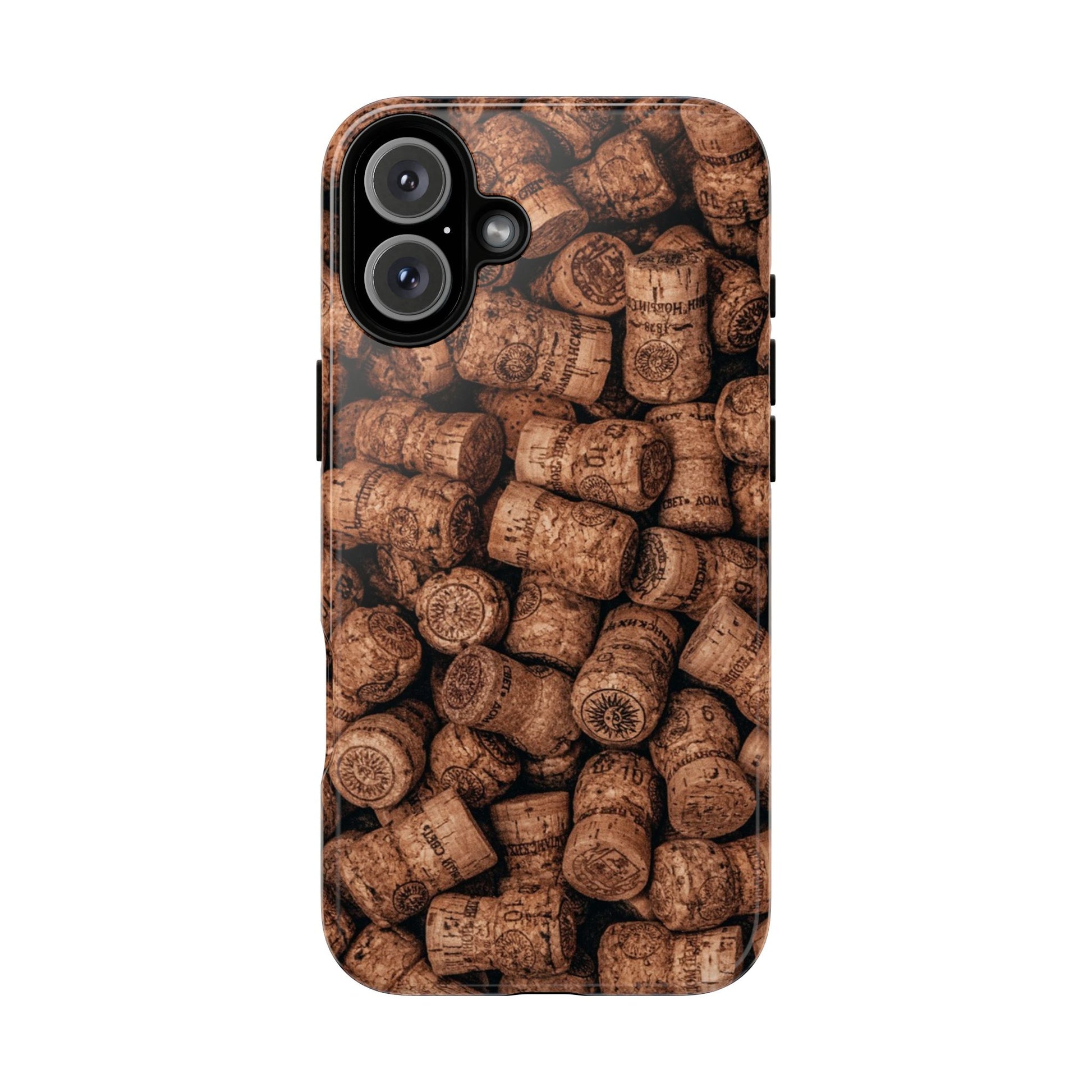 Cork Pattern Phone Case - Eco-Friendly, Vintage Style, Rustic Gifts for Wine Lovers, Housewarming, Birthday, Unique Gift - FORMO