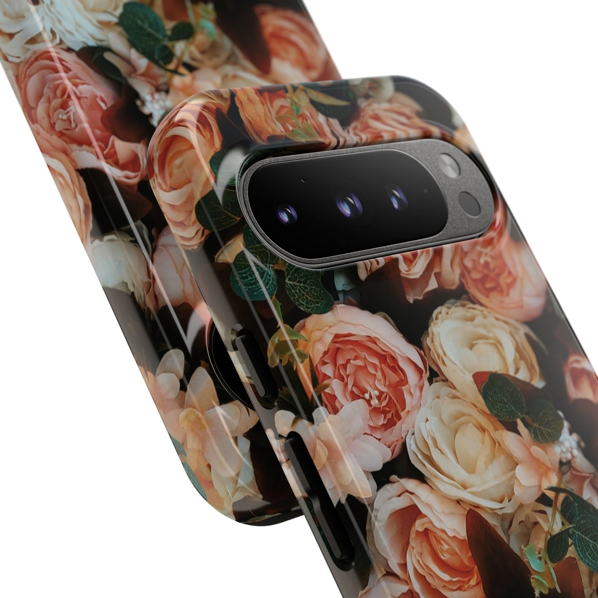 Floral Phone Case - Tough Cases, Rose Design, Floral Protection, Gift for Her, Cute Mobile Cover, Eco-Friendly Case - FORMO