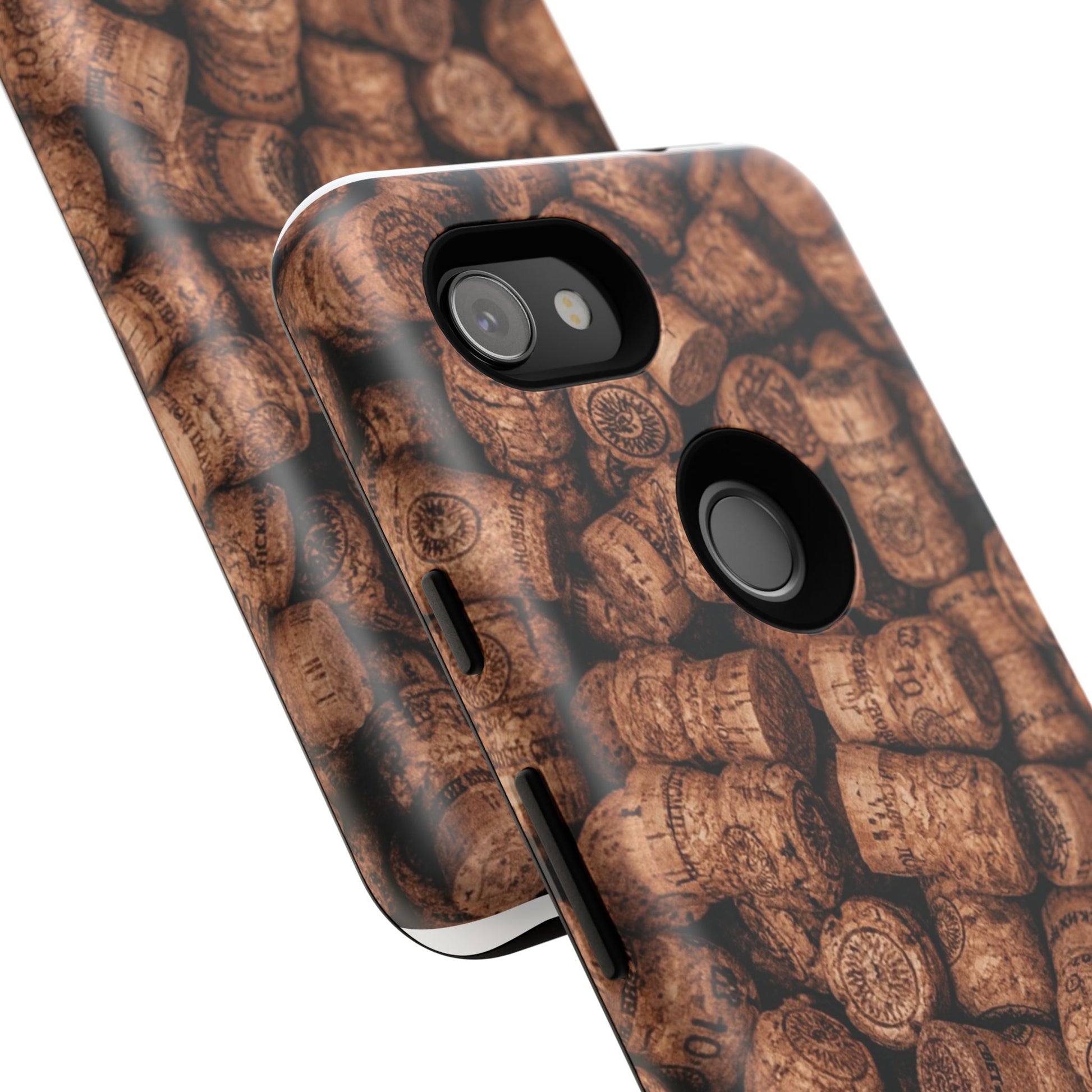 Cork Pattern Phone Case - Eco-Friendly, Vintage Style, Rustic Gifts for Wine Lovers, Housewarming, Birthday, Unique Gift - FORMO