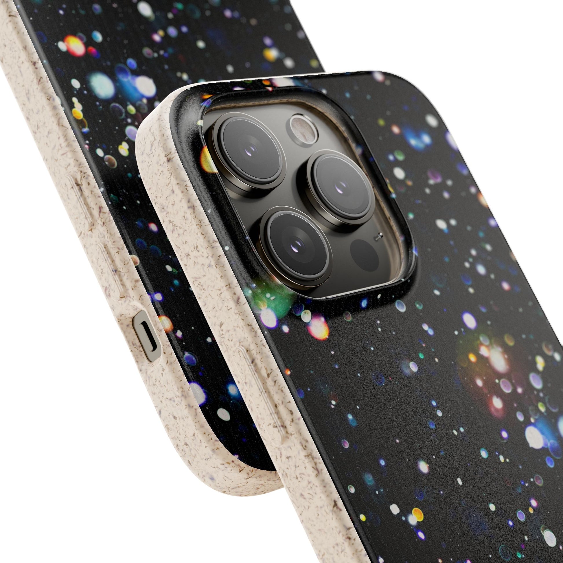 Eco-Friendly Phone Cases, Galaxy Print Biodegradable Cases, Sustainable Phone Accessories, Green Gifts for Her, Space Lover Gift - FORMO