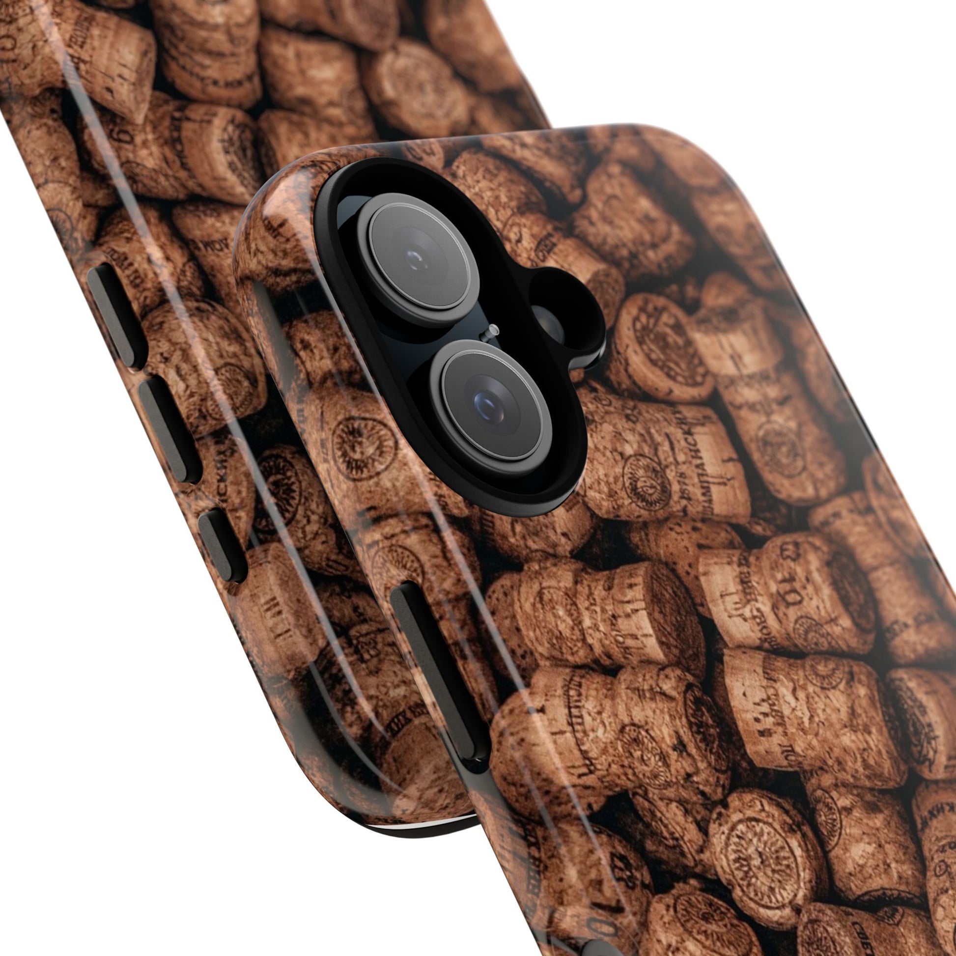 Cork Pattern Phone Case - Eco-Friendly, Vintage Style, Rustic Gifts for Wine Lovers, Housewarming, Birthday, Unique Gift - FORMO
