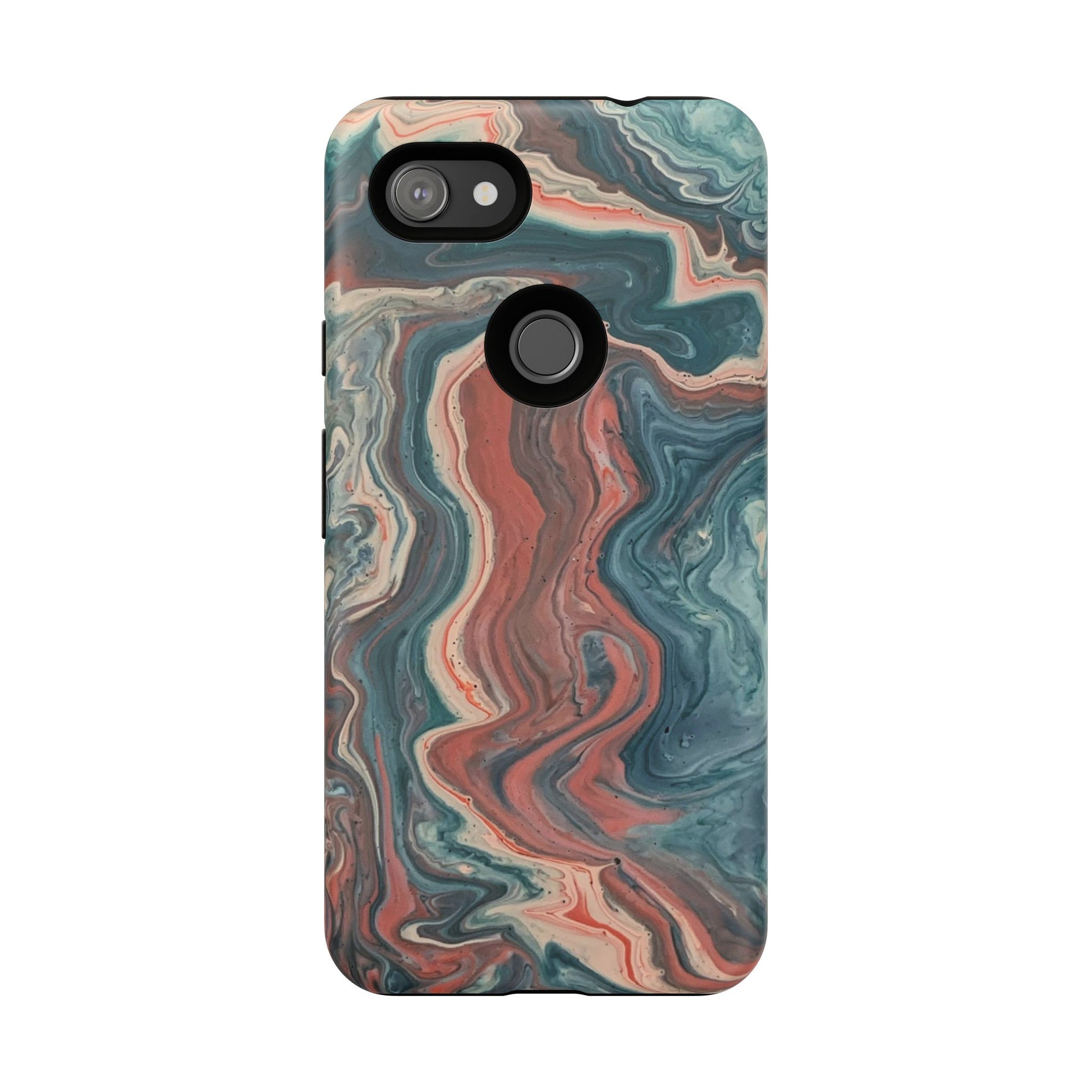Artistic Phone Case, Tough Cases for Stylish Protection, Marble Design, Trendy Gift for Phone Lovers, Unique Cell Phone Accessory - FORMO