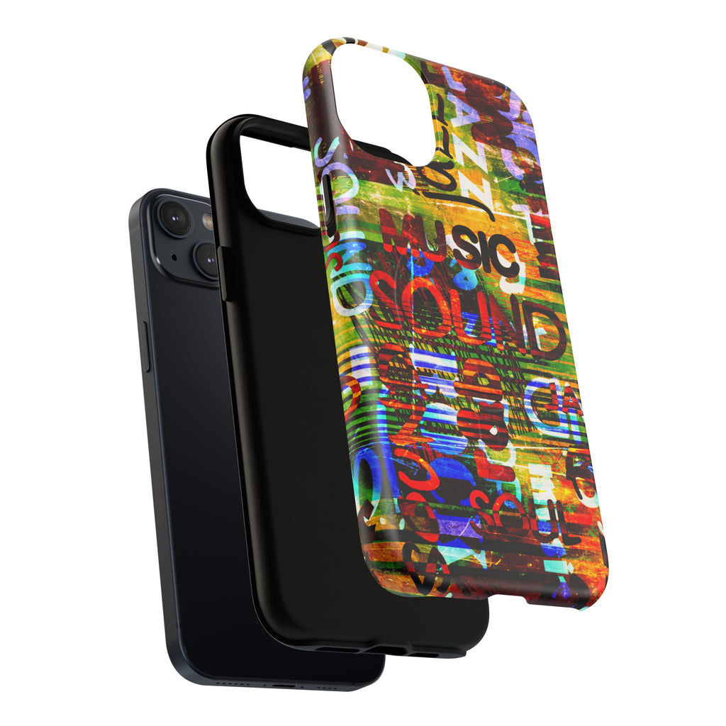 Colorful Music-Themed Phone Case (iPhone & Samsung Compatible) - FORMO
