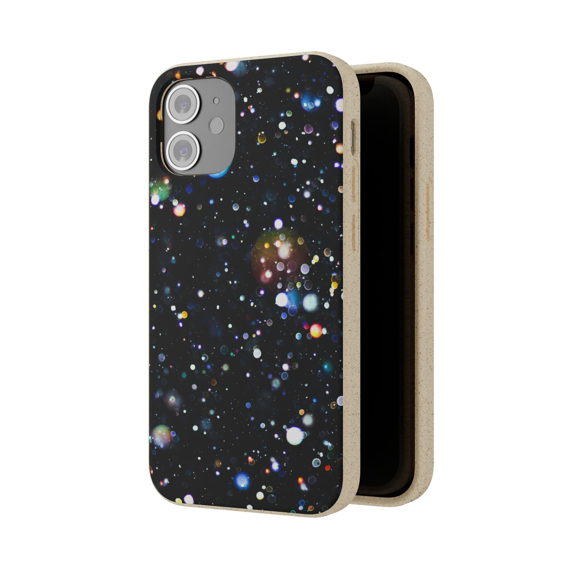 Eco-Friendly Phone Cases, Galaxy Print Biodegradable Cases, Sustainable Phone Accessories, Green Gifts for Her, Space Lover Gift - FORMO