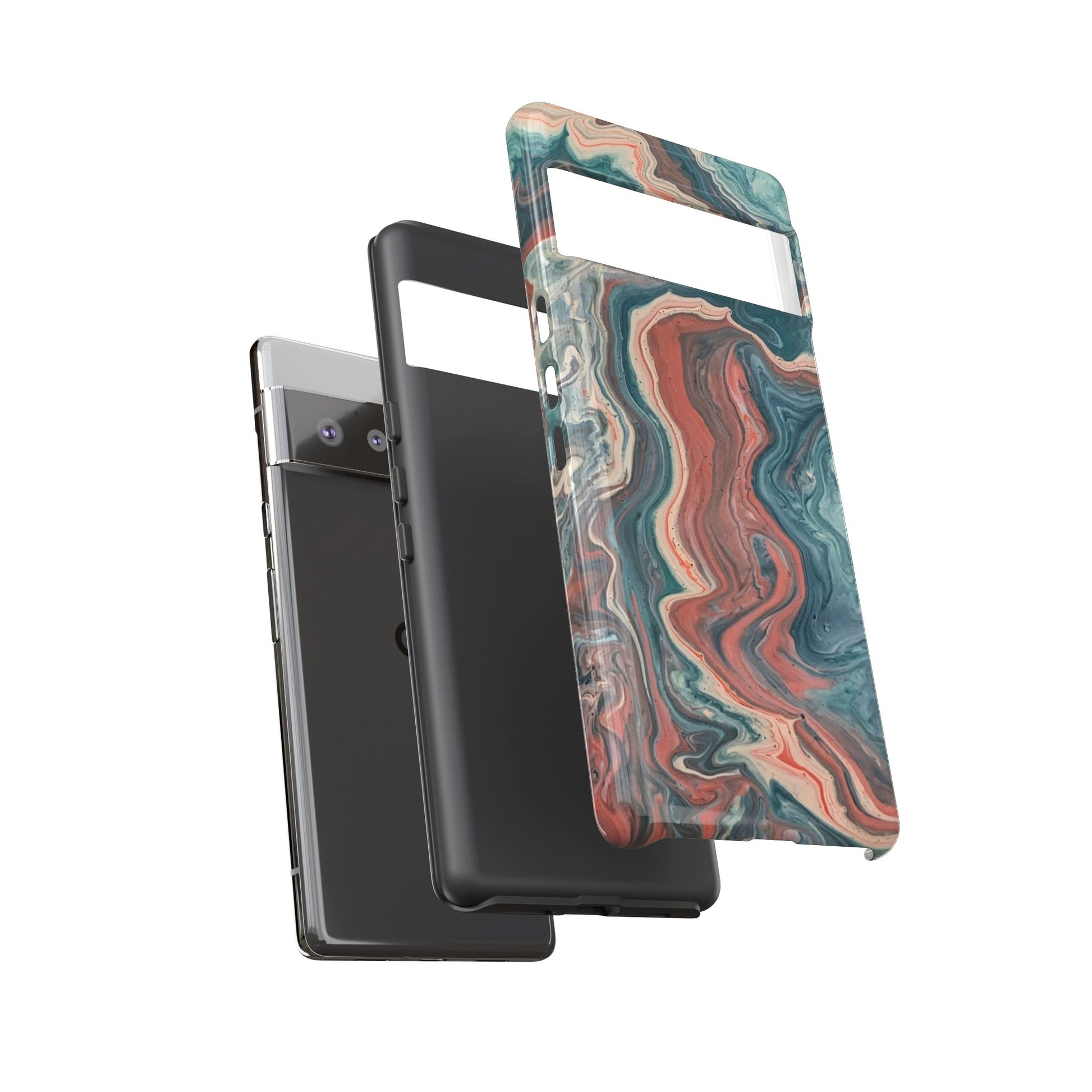 Artistic Phone Case, Tough Cases for Stylish Protection, Marble Design, Trendy Gift for Phone Lovers, Unique Cell Phone Accessory - FORMO