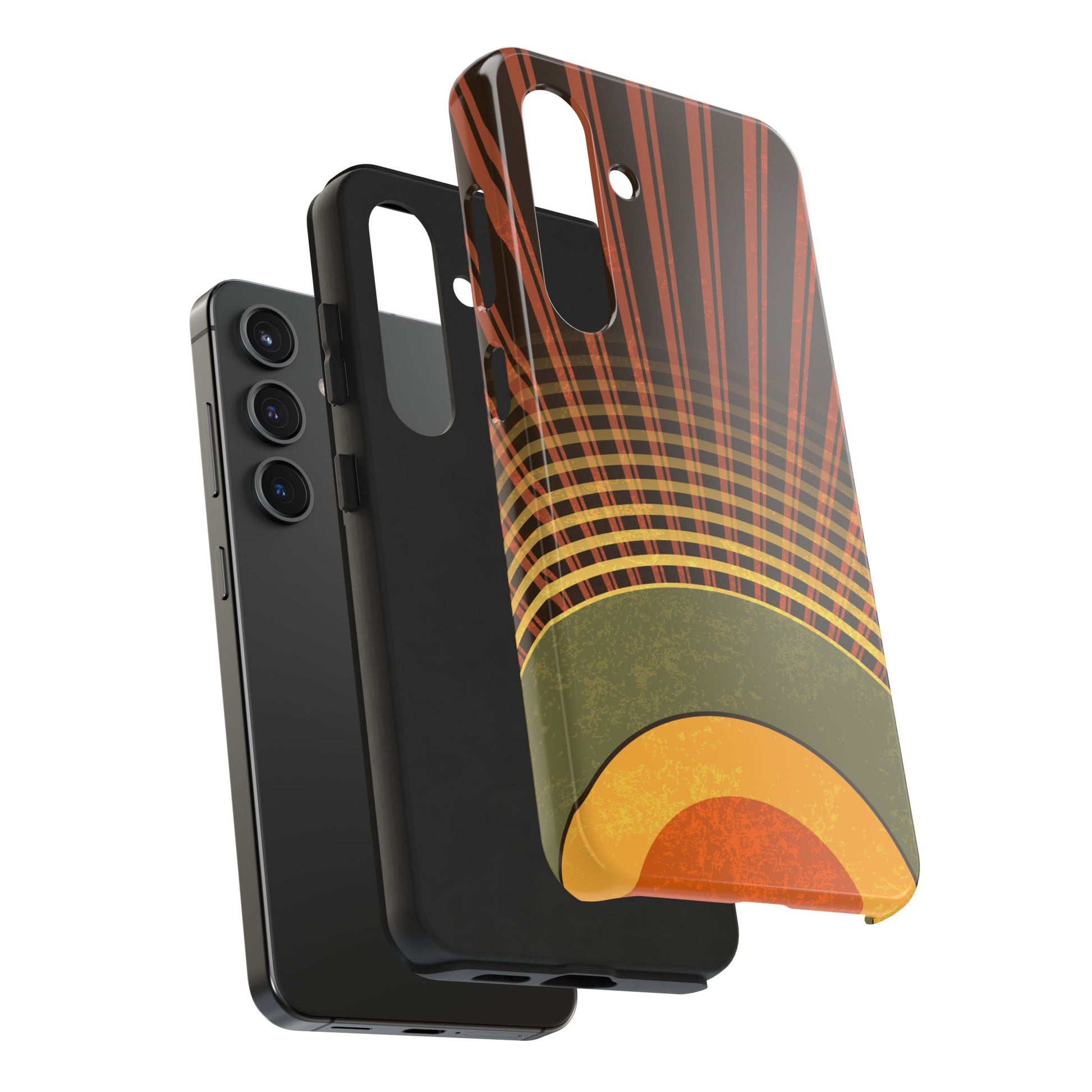 Retro Sunrise Tough Phone Case (iPhone & Samsung Compatible) - FORMO