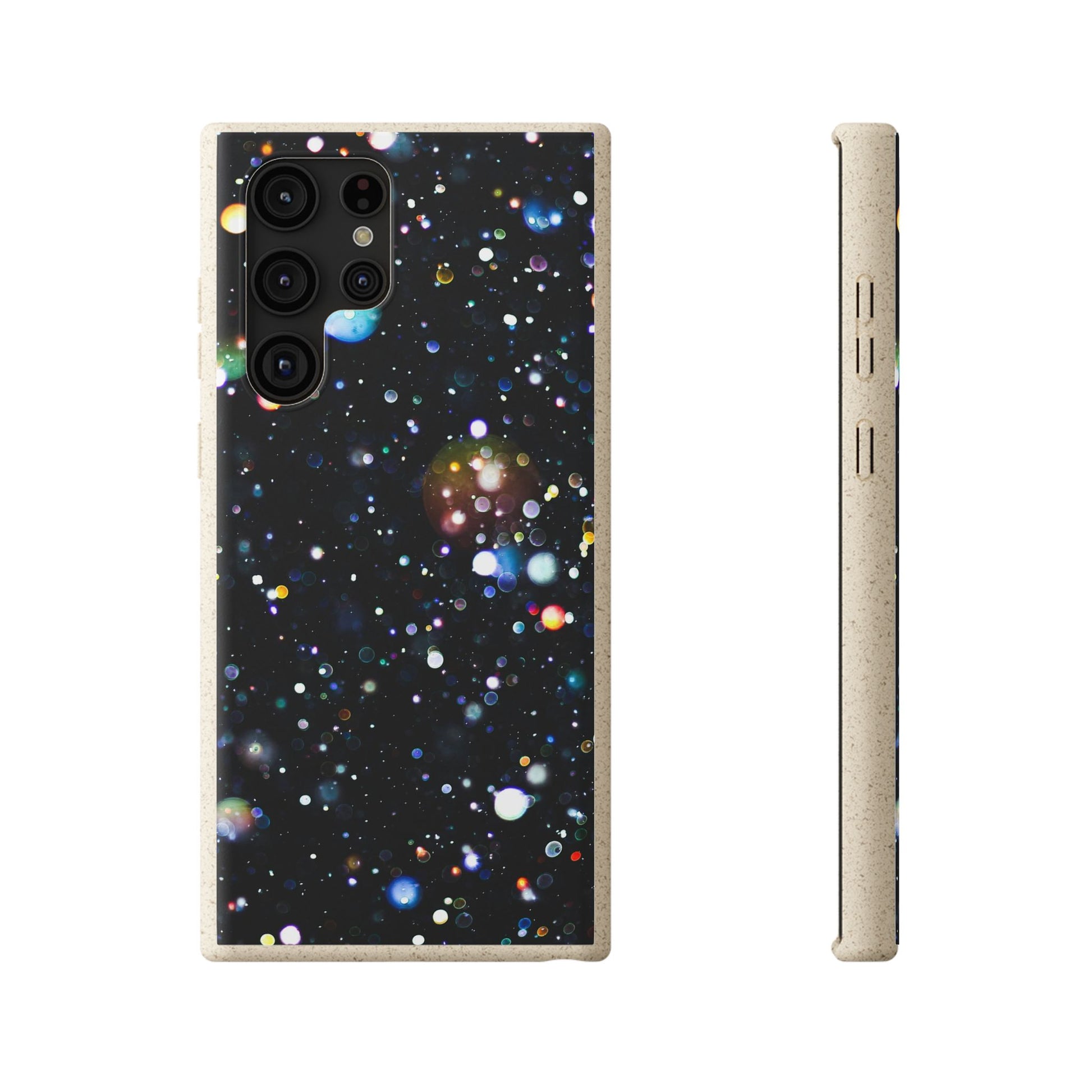Eco-Friendly Phone Cases, Galaxy Print Biodegradable Cases, Sustainable Phone Accessories, Green Gifts for Her, Space Lover Gift - FORMO
