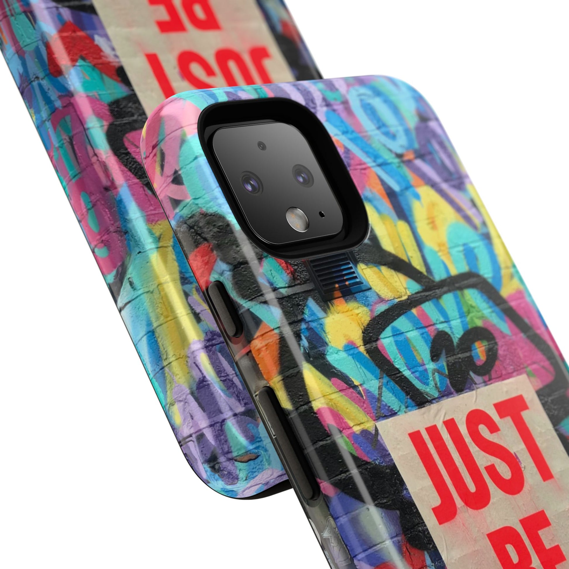 Colorful Phone Case - Just Be Nice Design, Motivational Gift, Phone Accessories, Unique Custom Case, Positive Vibe Tech Gear - FORMO