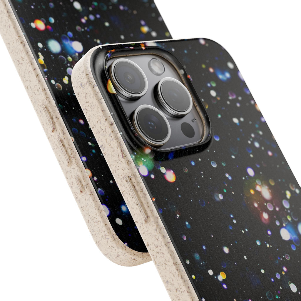Eco-Friendly Phone Cases, Galaxy Print Biodegradable Cases, Sustainable Phone Accessories, Green Gifts for Her, Space Lover Gift - FORMO