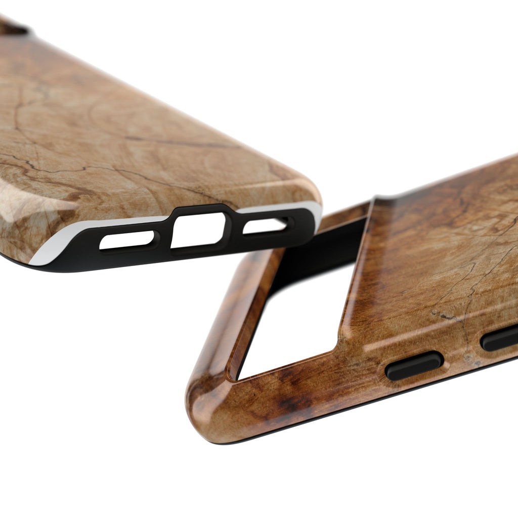 Woodland-Inspired Phone Case | Tough Cases, Natural Wood Grain Cover, Rustic Tech Accessory, Nature Lover Gift, Eco-Friendly - FORMO