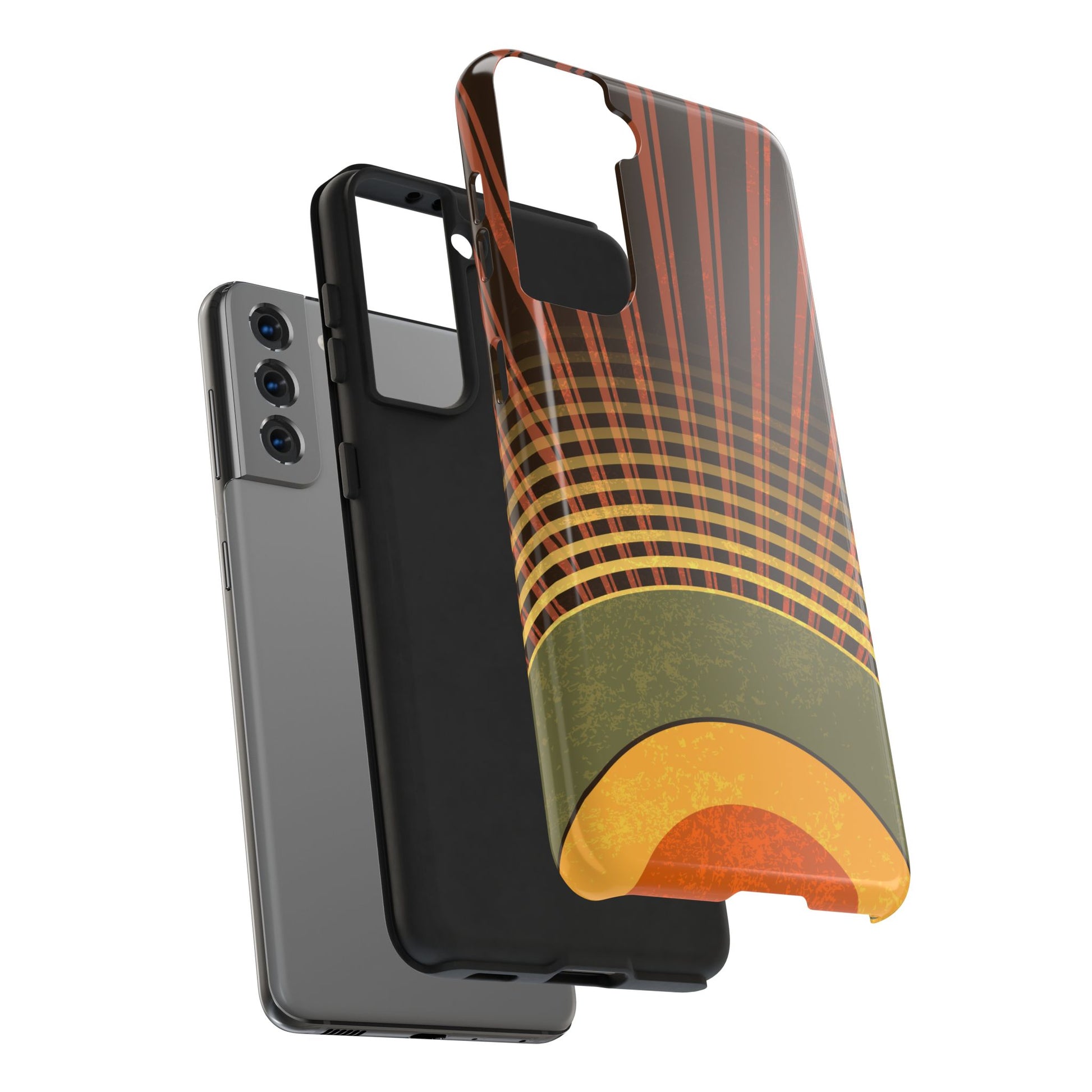 Retro Sunrise Tough Phone Case (iPhone & Samsung Compatible) - FORMO