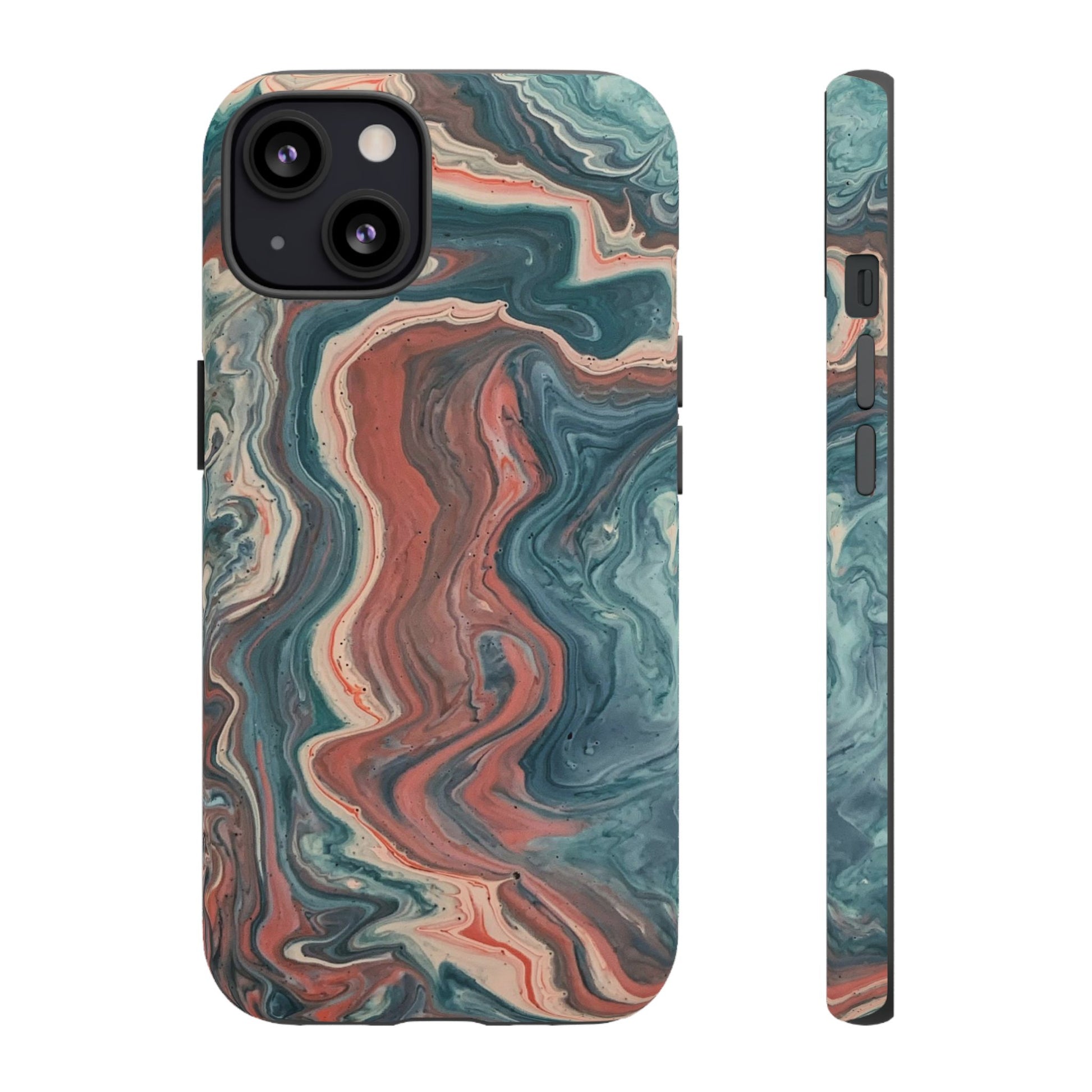 Artistic Phone Case, Tough Cases for Stylish Protection, Marble Design, Trendy Gift for Phone Lovers, Unique Cell Phone Accessory - FORMO