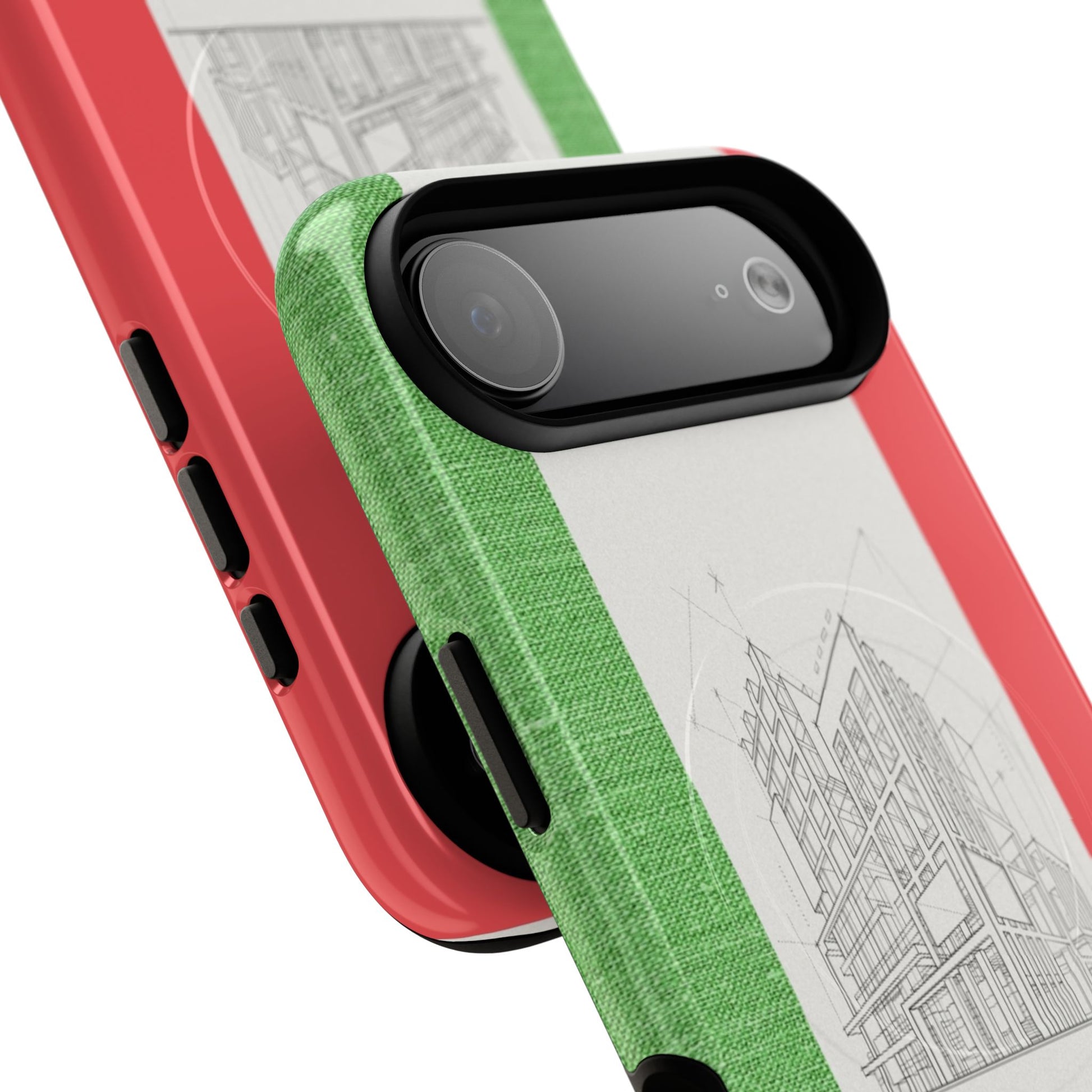 Italian Heritage Magnetic Phone Case, Stylish Phone Cover, Durable Magnet Case, Unique Gift for Travelers, Italian Culture Decor