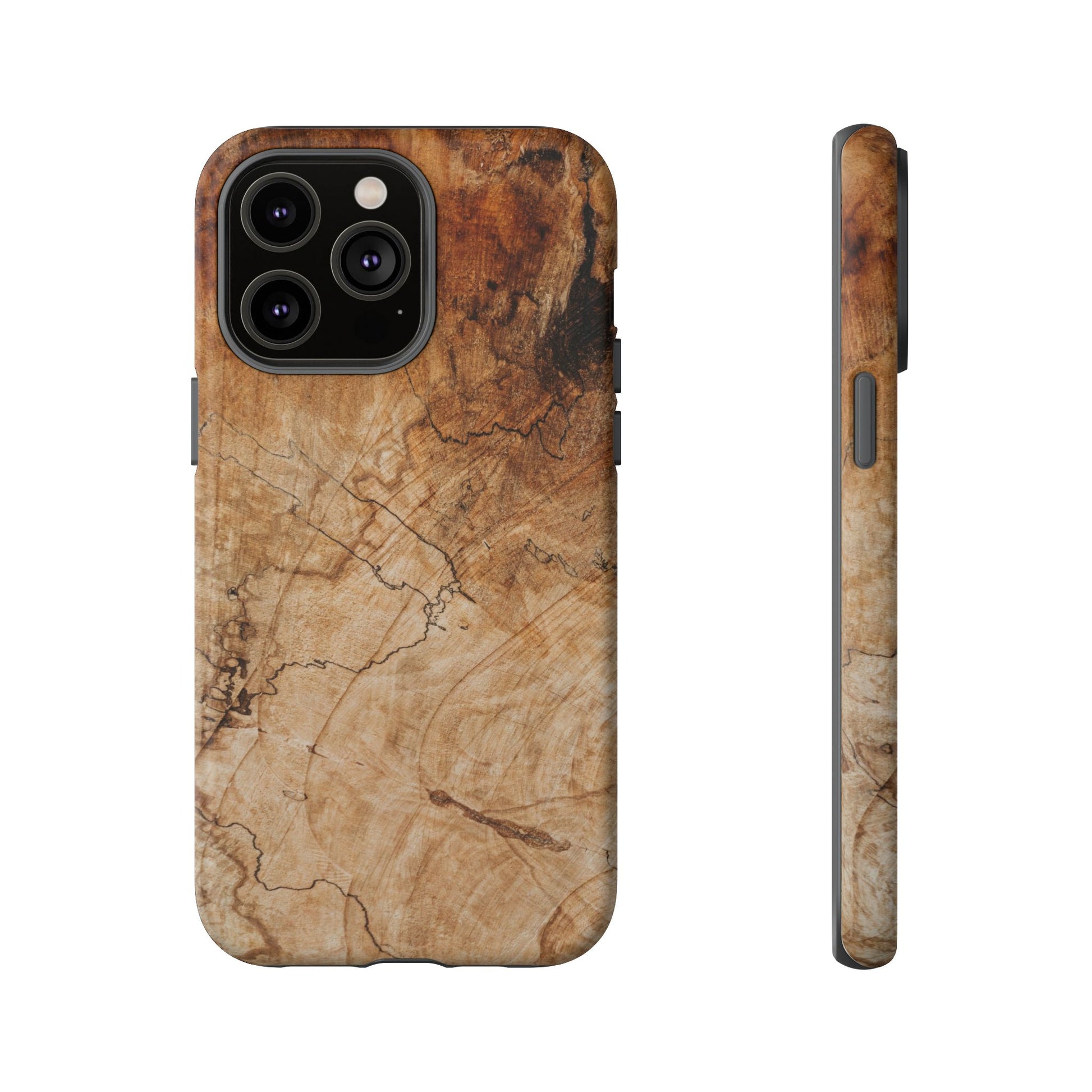 Woodland-Inspired Phone Case | Tough Cases, Natural Wood Grain Cover, Rustic Tech Accessory, Nature Lover Gift, Eco-Friendly - FORMO