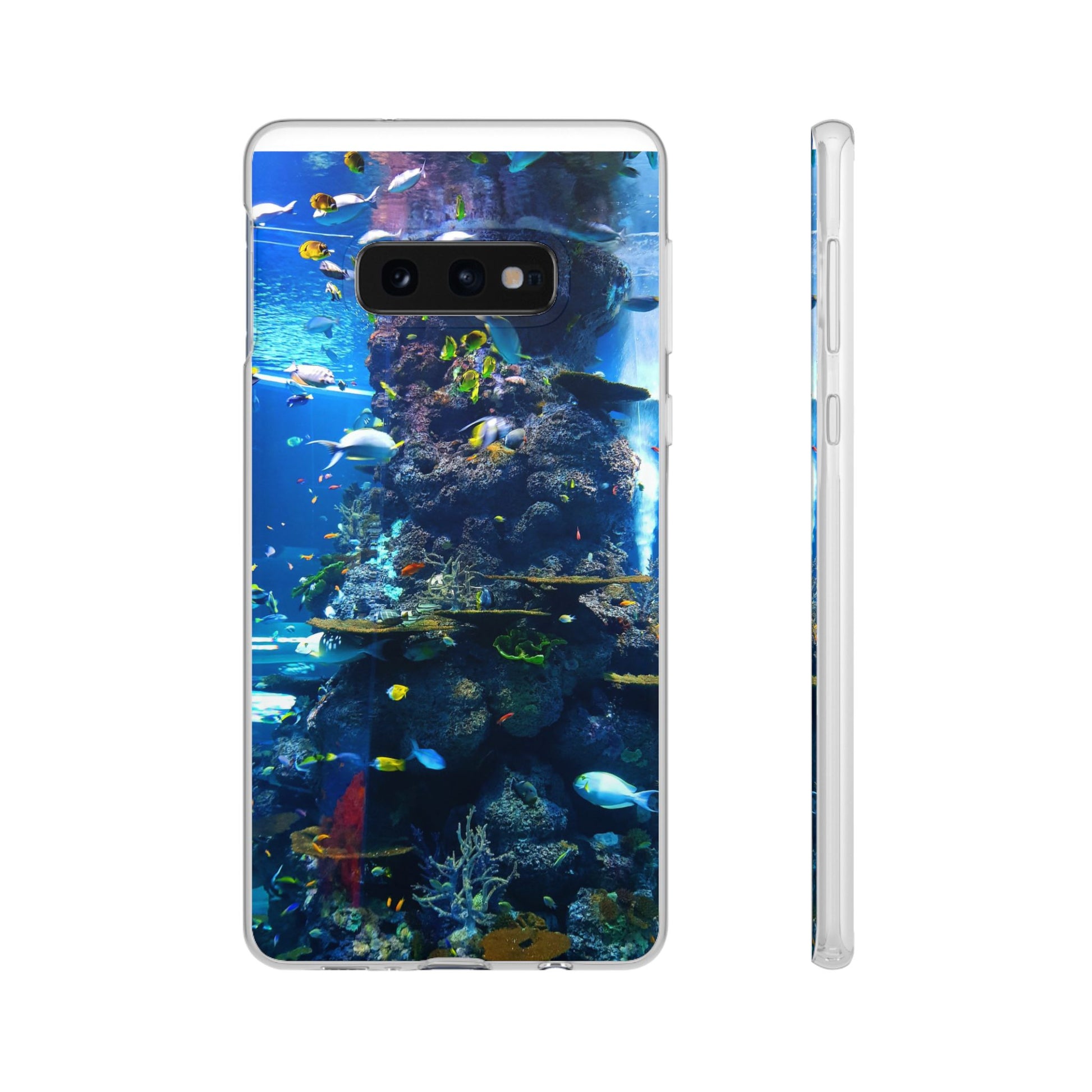 Underwater Paradise Phone Case, Flexible Mobile Cover, Ocean Lover Gift, Marine Life, Beach Decor, Sea Life Accessories - FORMO