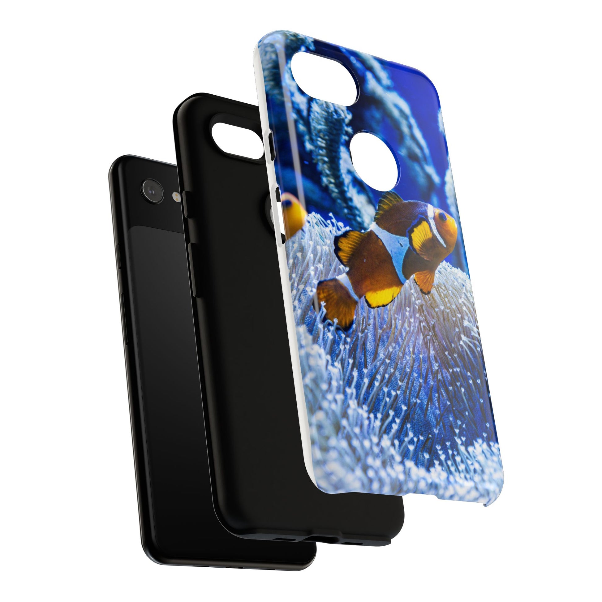 Colorful Marine Life Phone Case, Fish Case, Ocean Lover Gift, Underwater Art, Unique Phone Cover, Tough Phone Protector - FORMO