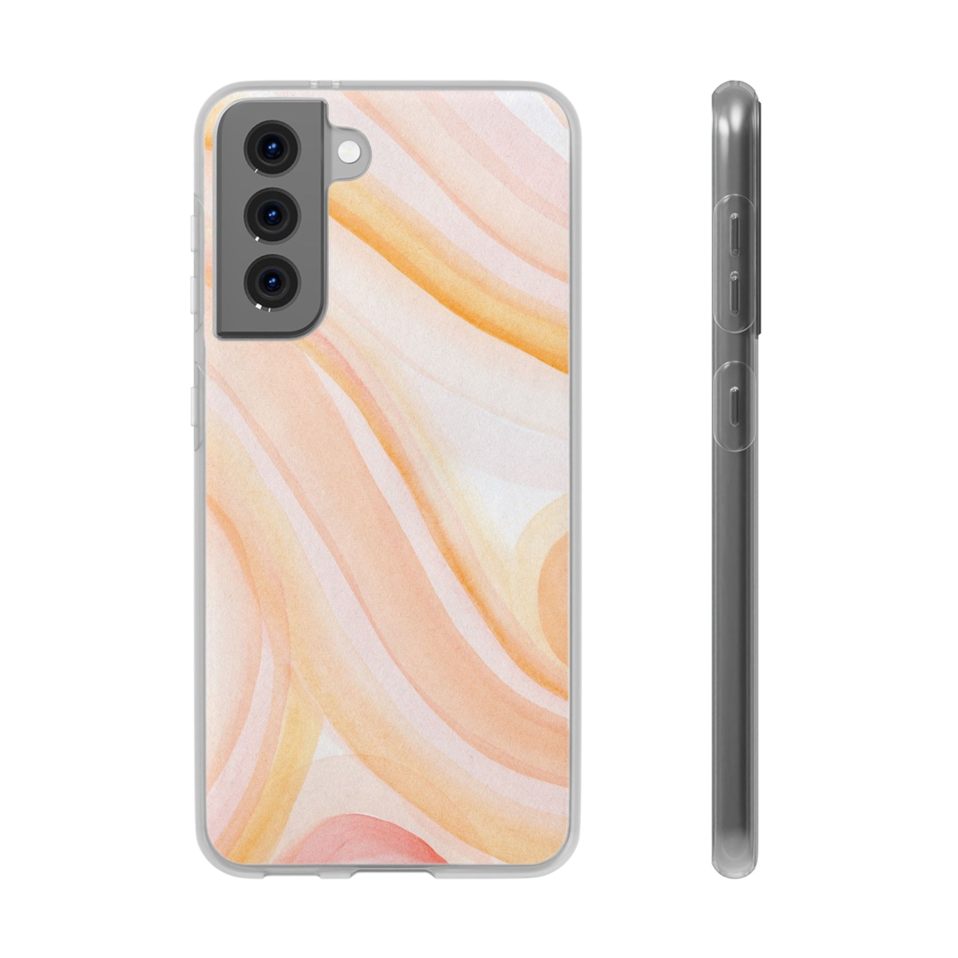Aesthetic Phone Case, Soft Pastel Flexible Cover, Trendy Mobile Accessories, Gift for Her, Cute Phone Protection - FORMO