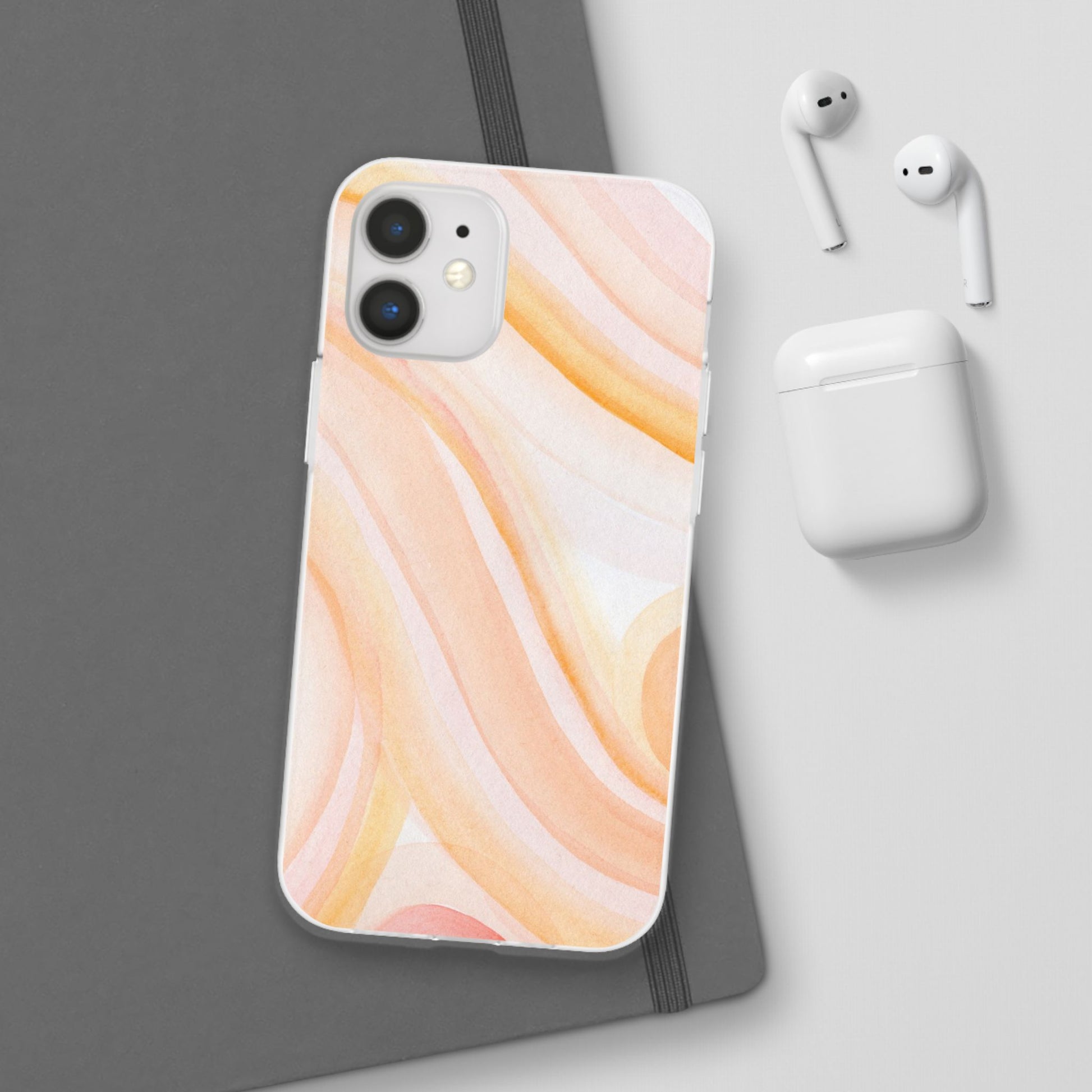 Aesthetic Phone Case, Soft Pastel Flexible Cover, Trendy Mobile Accessories, Gift for Her, Cute Phone Protection - FORMO