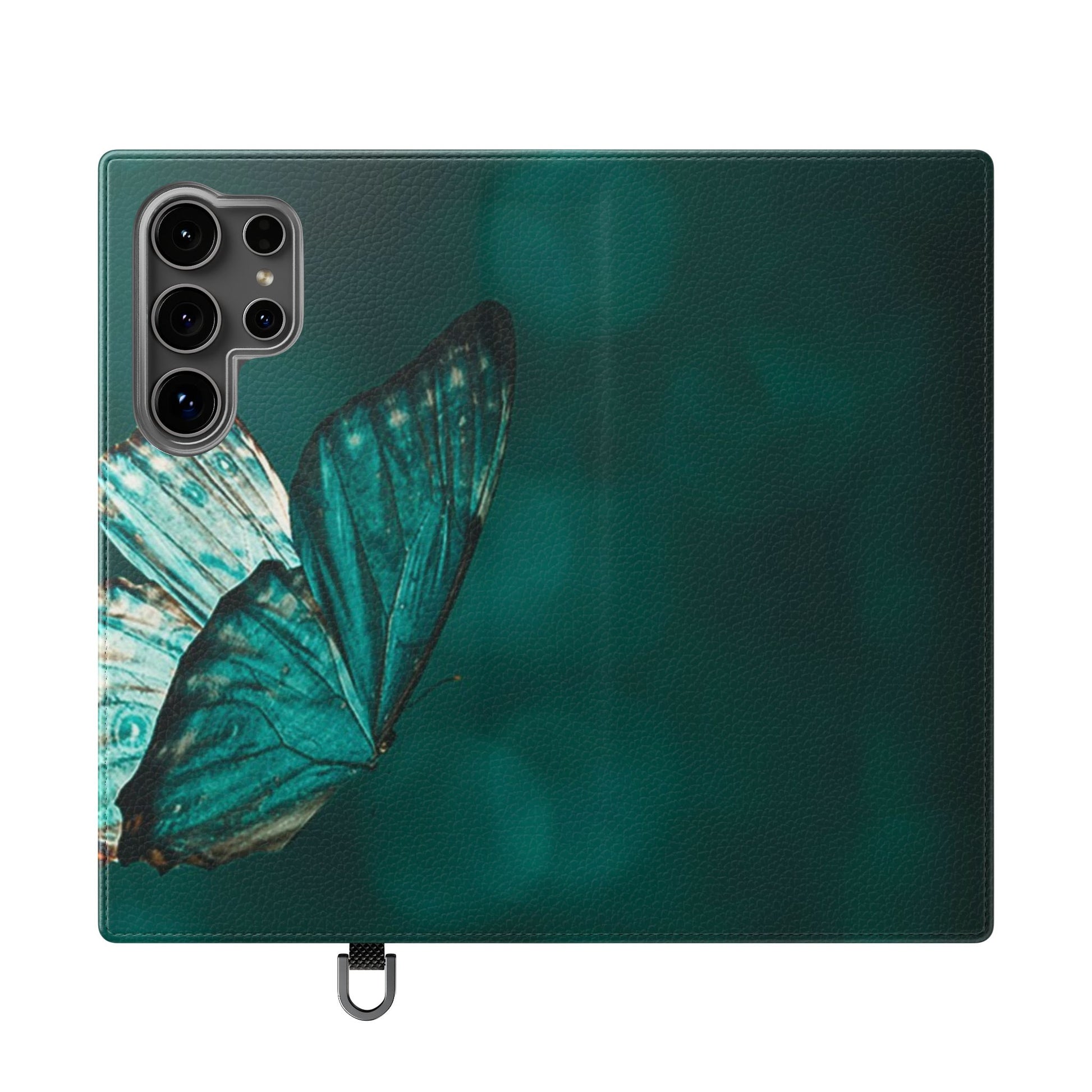 Butterfly Flip Case - Elegant Phone Wallet Cover, Nature Lovers, Gift for Her, Sustainable Fashion, Personalized Mobile Accessory - FORMO