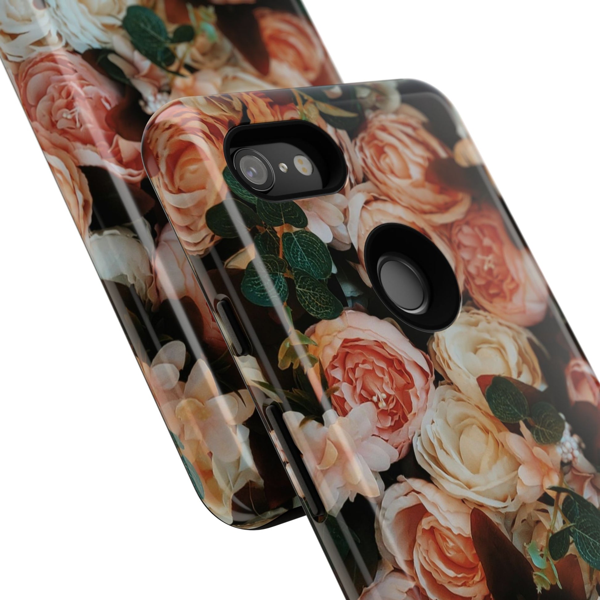 Floral Phone Case - Tough Cases, Rose Design, Floral Protection, Gift for Her, Cute Mobile Cover, Eco-Friendly Case - FORMO