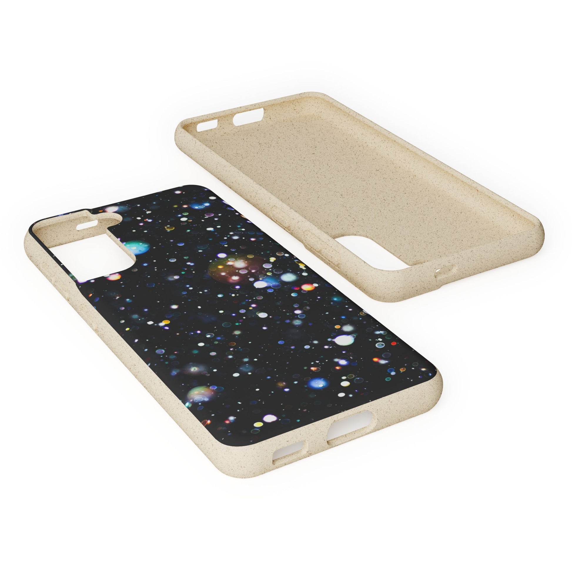 Eco-Friendly Phone Cases, Galaxy Print Biodegradable Cases, Sustainable Phone Accessories, Green Gifts for Her, Space Lover Gift - FORMO