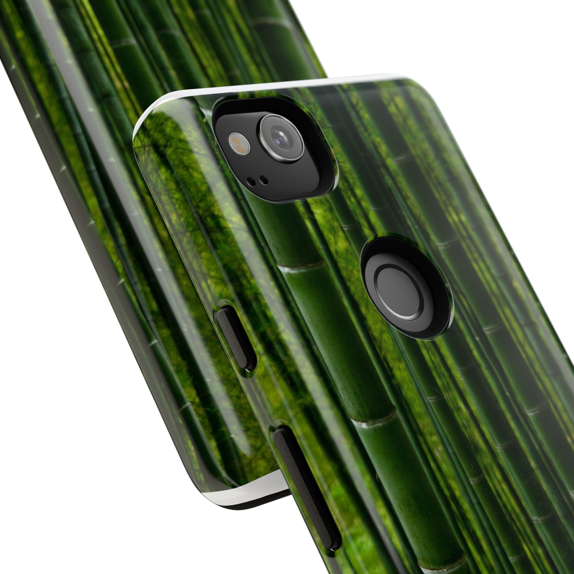 Bamboo Phone Case - Tough Cases, Nature Lover Gift, Eco-Friendly Phone Accessory, Greenery Design, Unique Smartphone Cover - FORMO