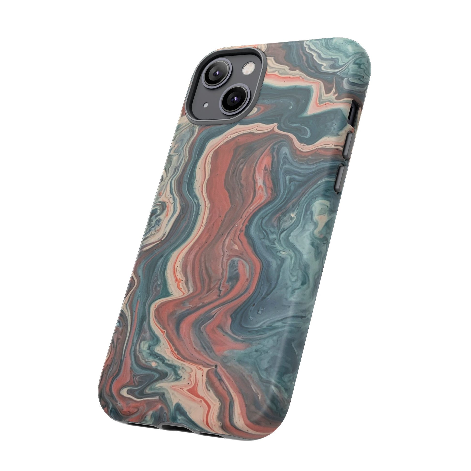 Artistic Phone Case, Tough Cases for Stylish Protection, Marble Design, Trendy Gift for Phone Lovers, Unique Cell Phone Accessory - FORMO