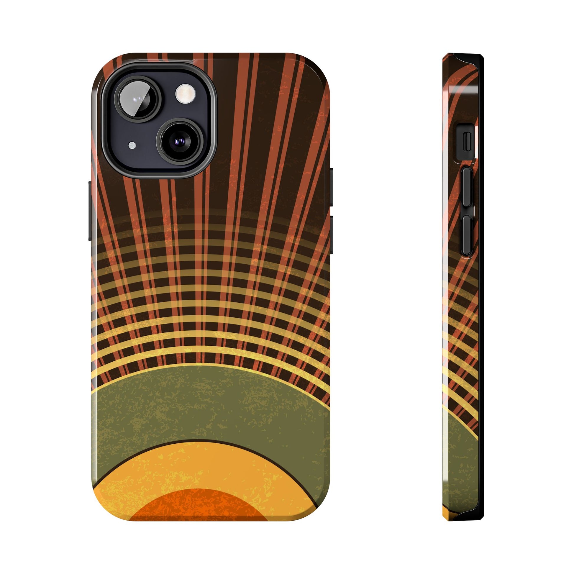Retro Sunrise Tough Phone Case (iPhone & Samsung Compatible) - FORMO