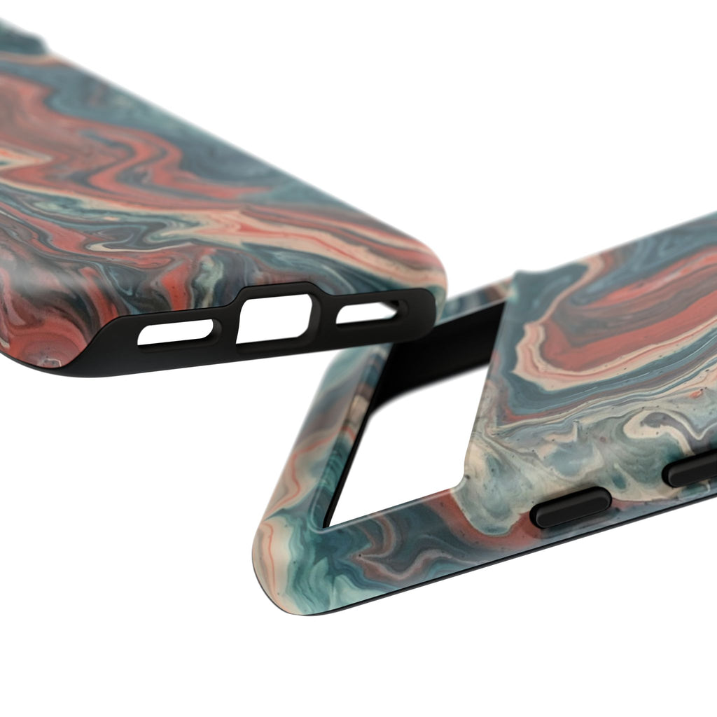 Artistic Phone Case, Tough Cases for Stylish Protection, Marble Design, Trendy Gift for Phone Lovers, Unique Cell Phone Accessory - FORMO