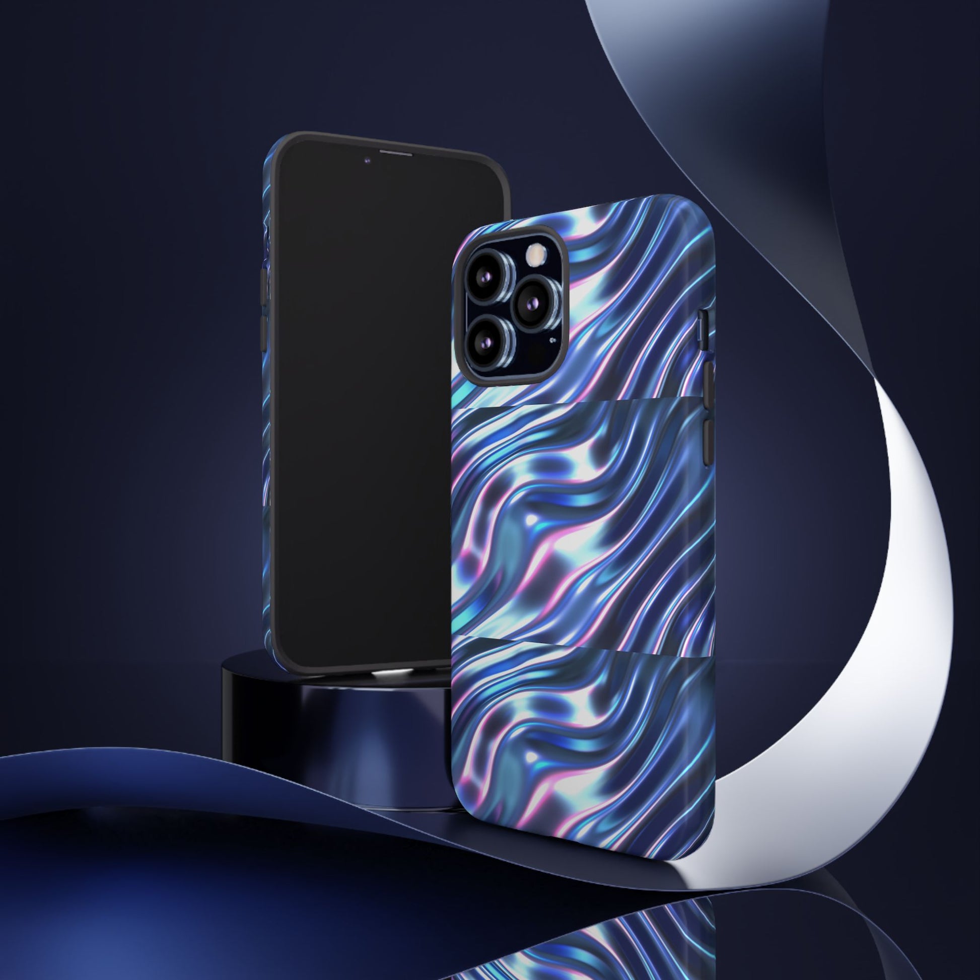 Iridescent Glossy Tough Phone Case (iPhone, Samsung & Google Pixel Compatible) - FORMO