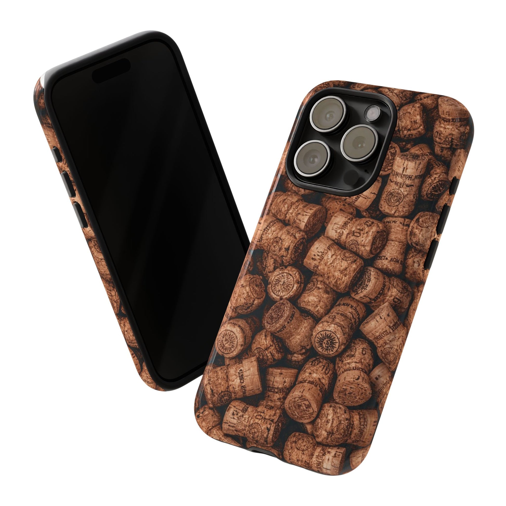 Cork Pattern Phone Case - Eco-Friendly, Vintage Style, Rustic Gifts for Wine Lovers, Housewarming, Birthday, Unique Gift - FORMO